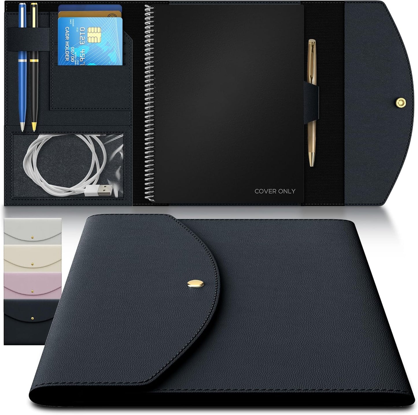 Ultra Slim Faux Leather Rocketbook Cover - Organize in Style!