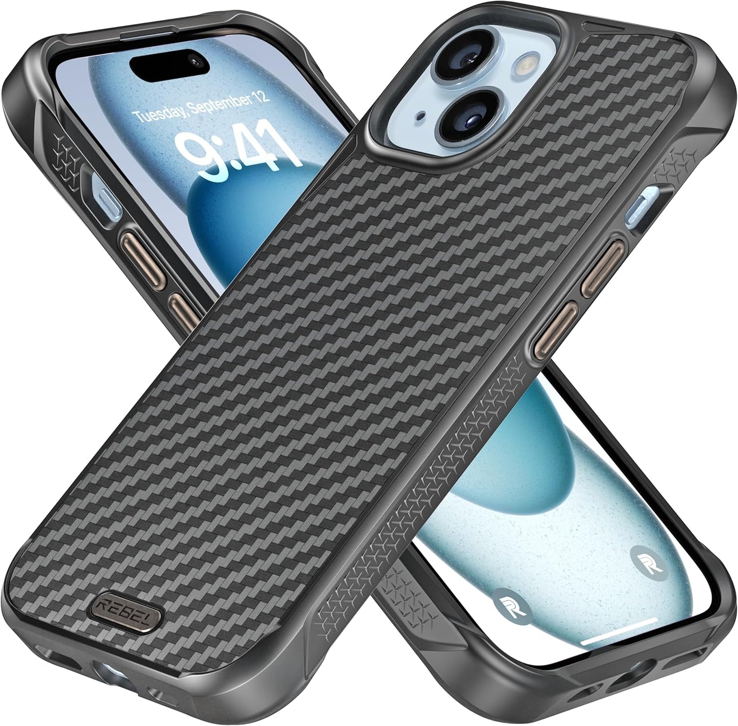 REBEL Case for iPhone 15 - Strong MagSafe Compatible Design