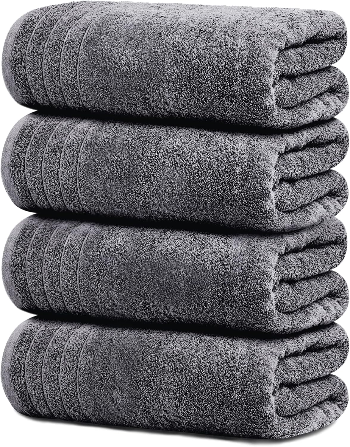 Extra Large Bath Towels Pack of 4, Super Soft & Absorbent