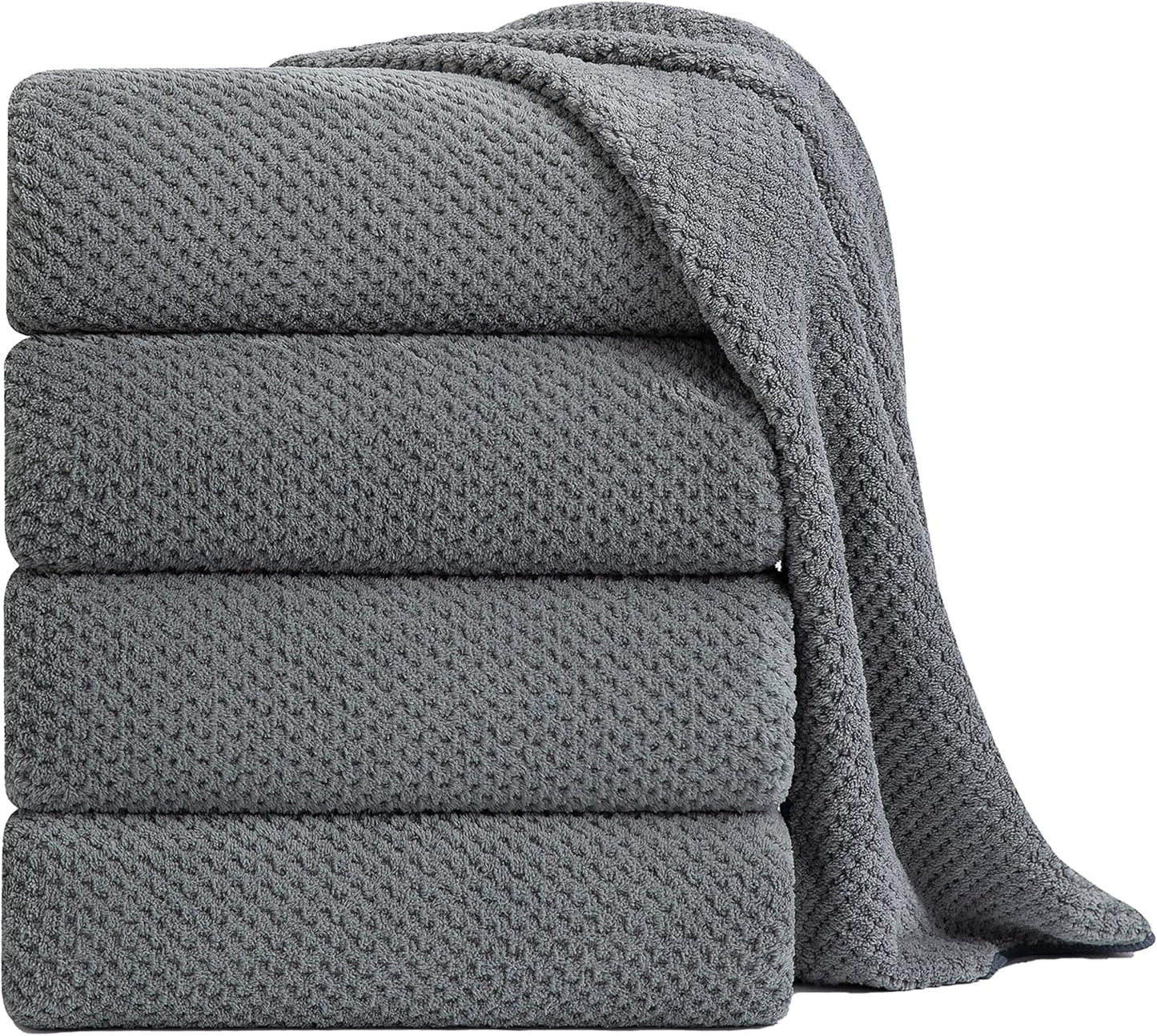 Extra Large Bath Towel Set - Jumbo Microfiber Towels for Comfort
