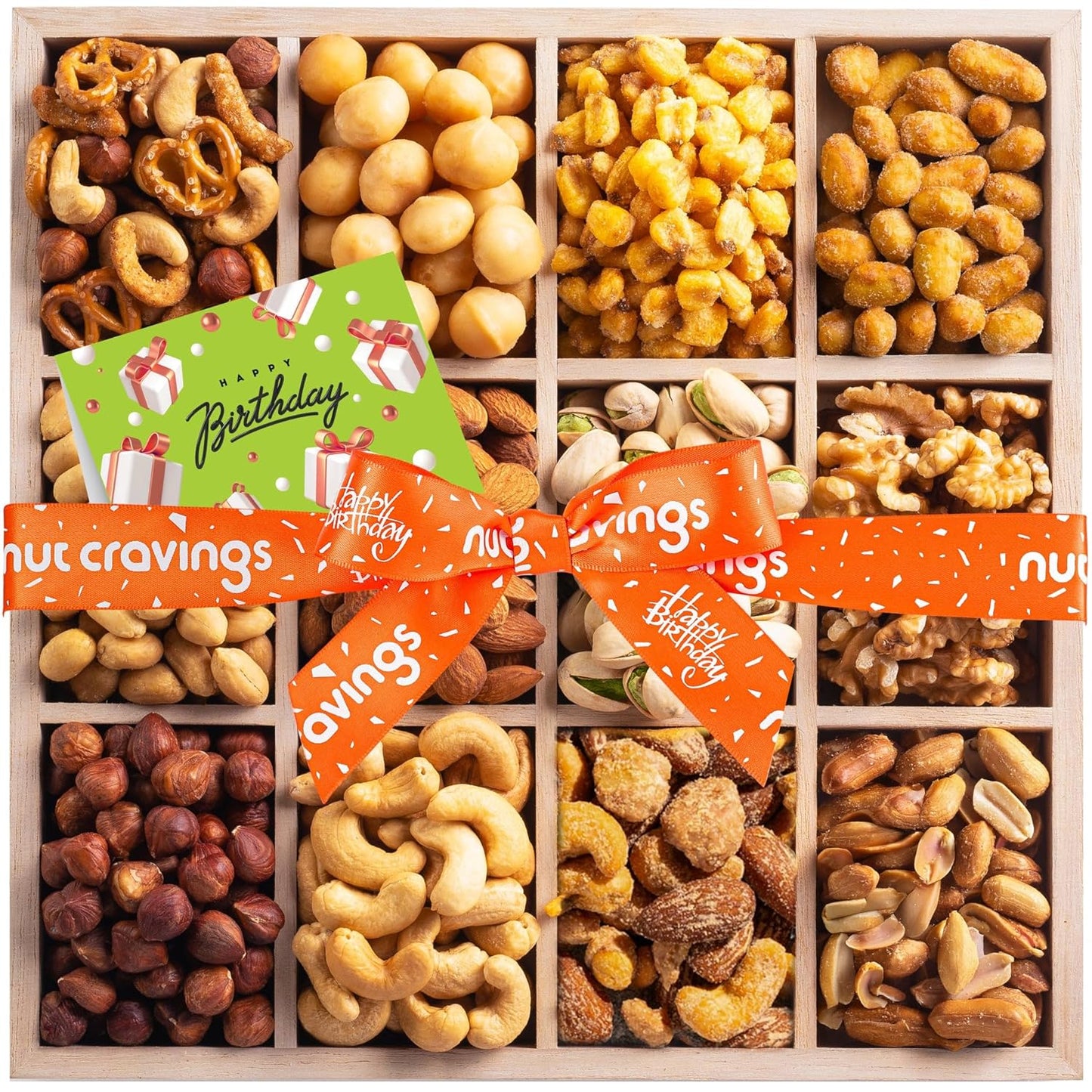 Nut Cravings Gourmet Collection: Happy Birthday Nuts Gift