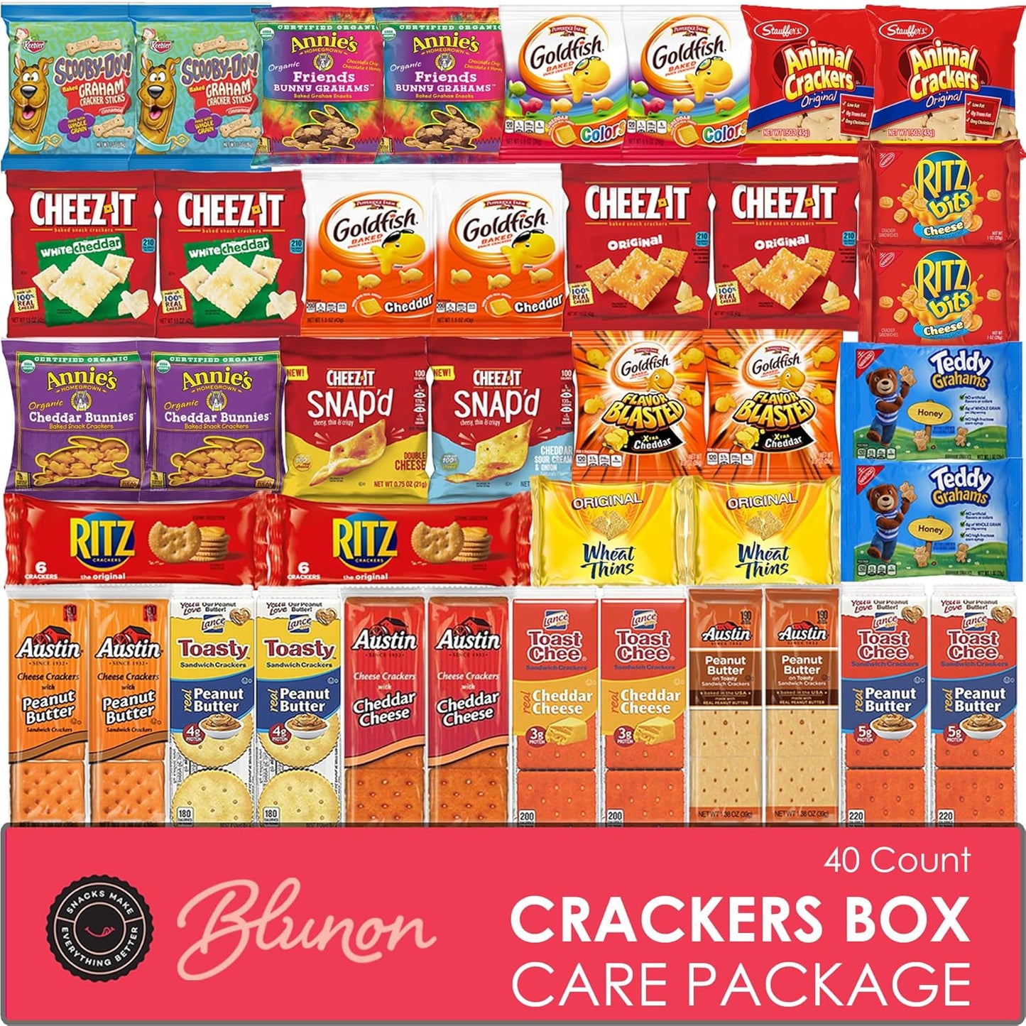 Crackers Variety Pack - Individually Wrapped Snack Assortment