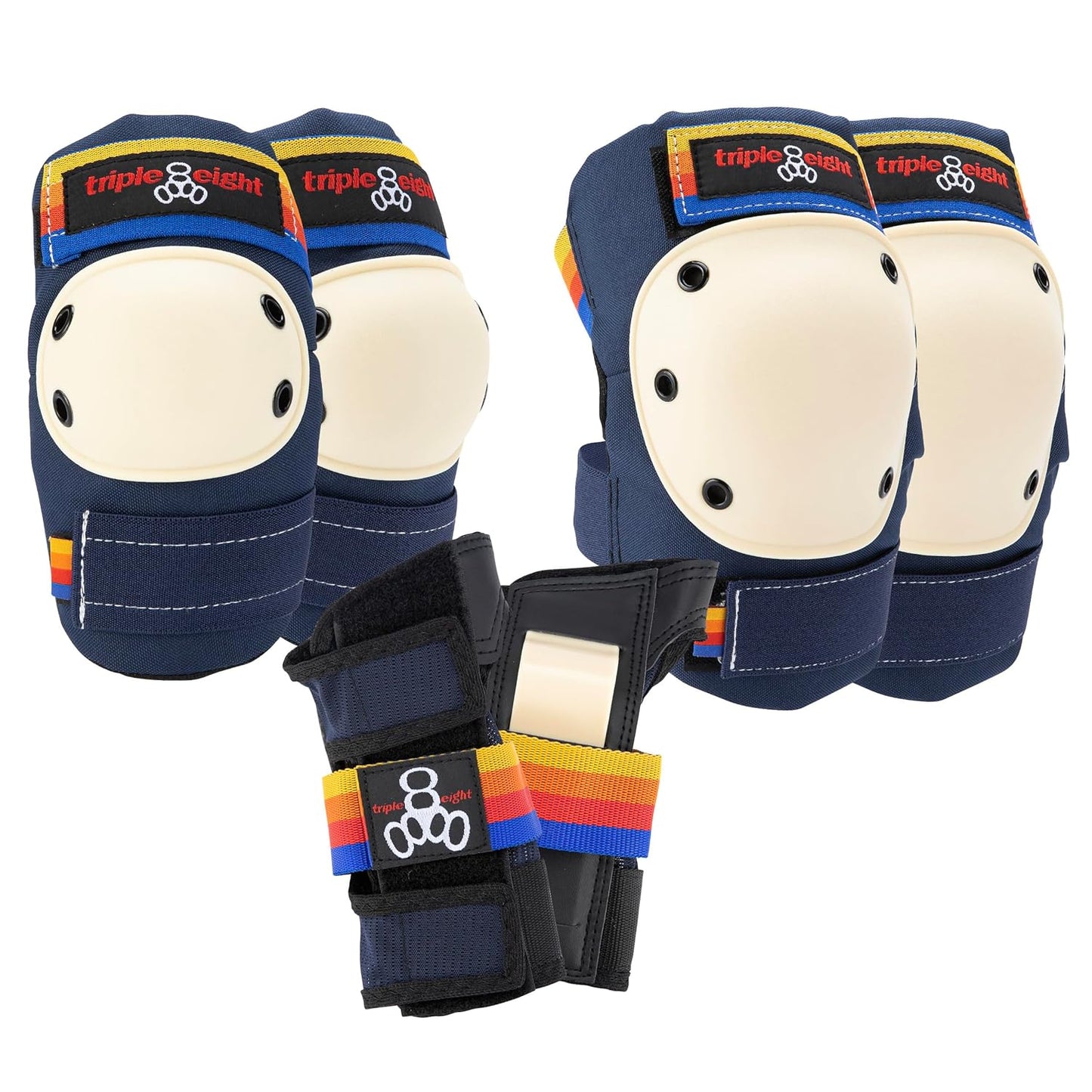 Triple Eight Saver Series 3-Pack Pad Set for Skating Safety
