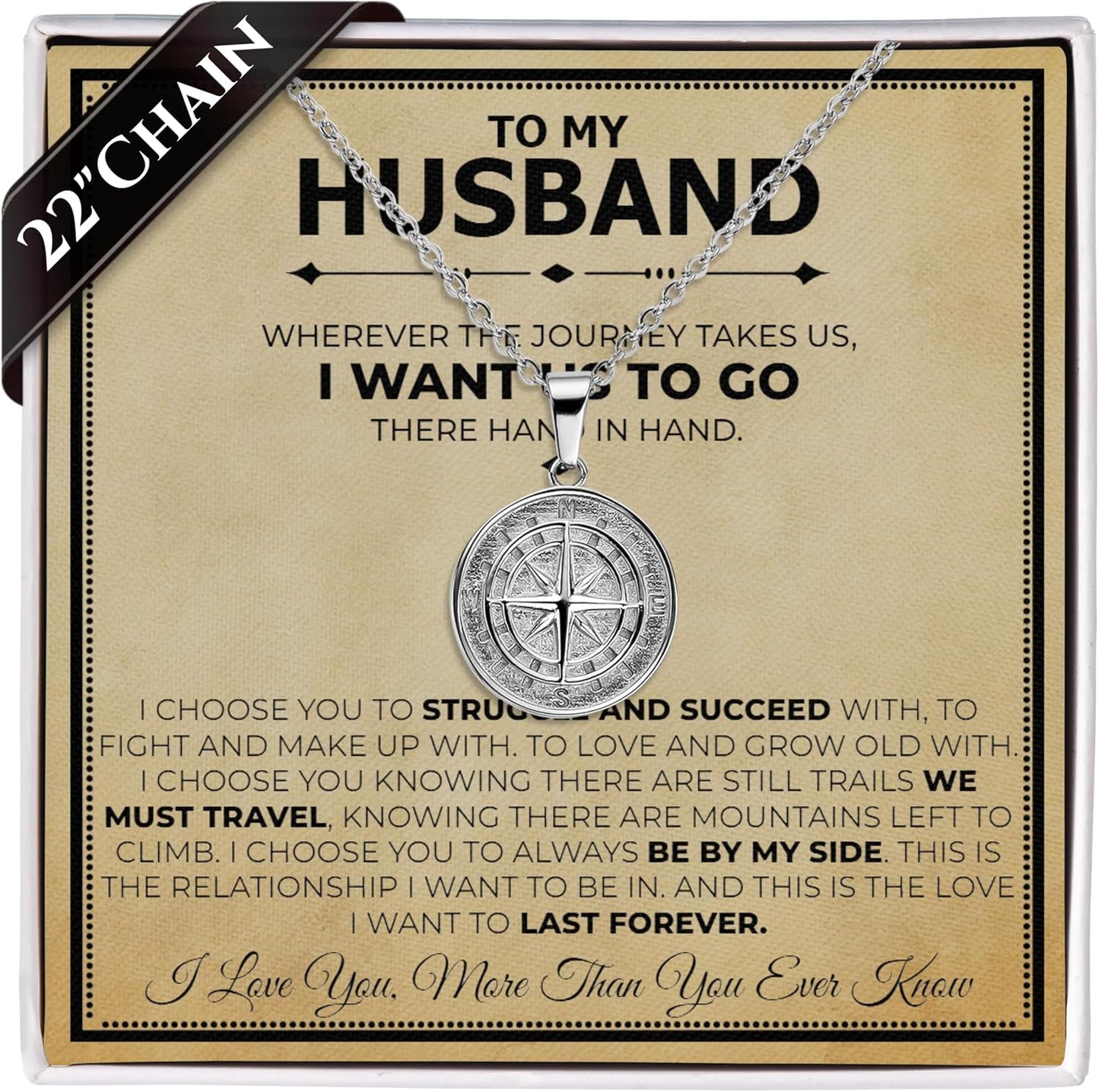 Classic Steel Bracelet Gift Set for Husband - Romantic Jewelry