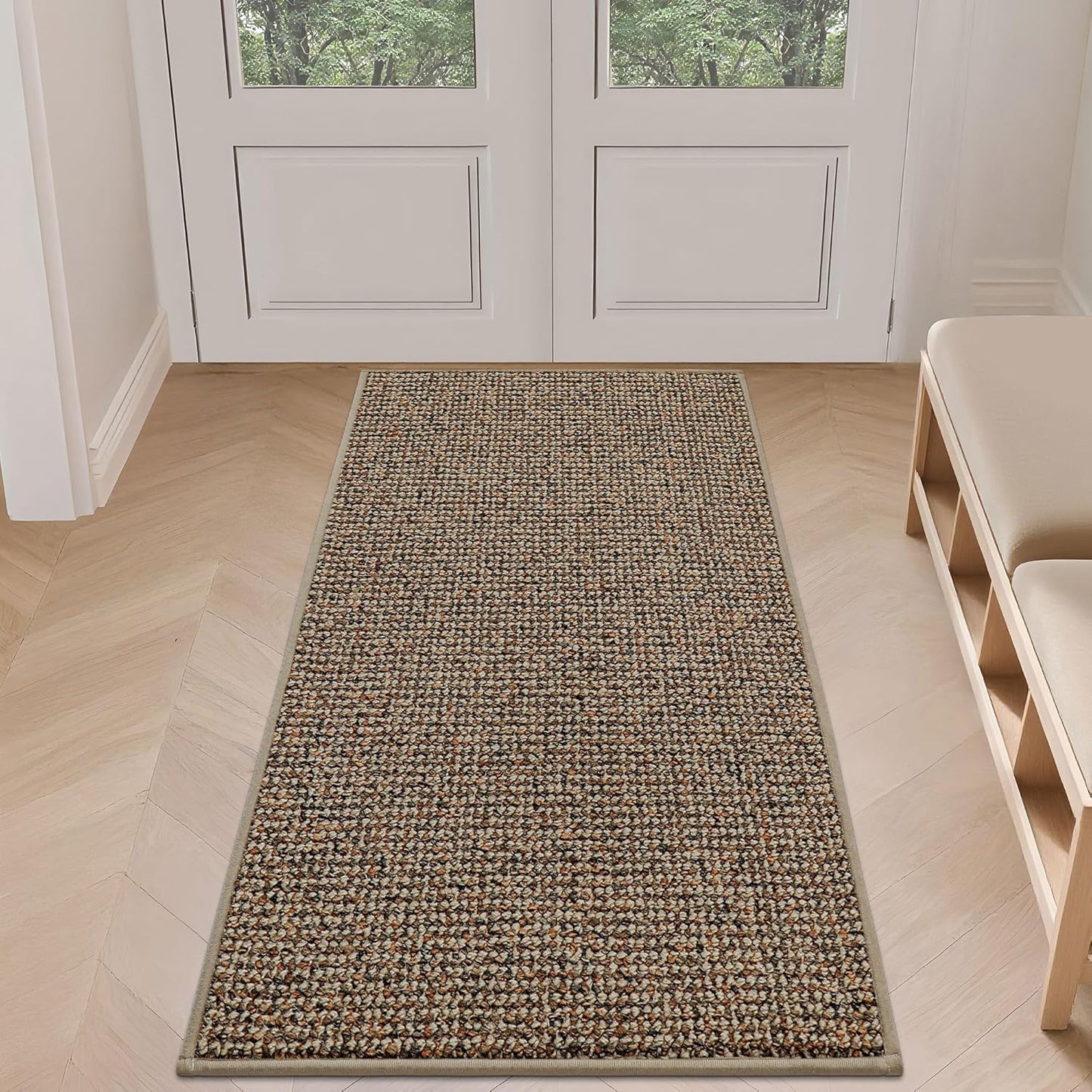 BEQHAUSE Dirt Trapper Door Mat 24in x 60in for Entryway
