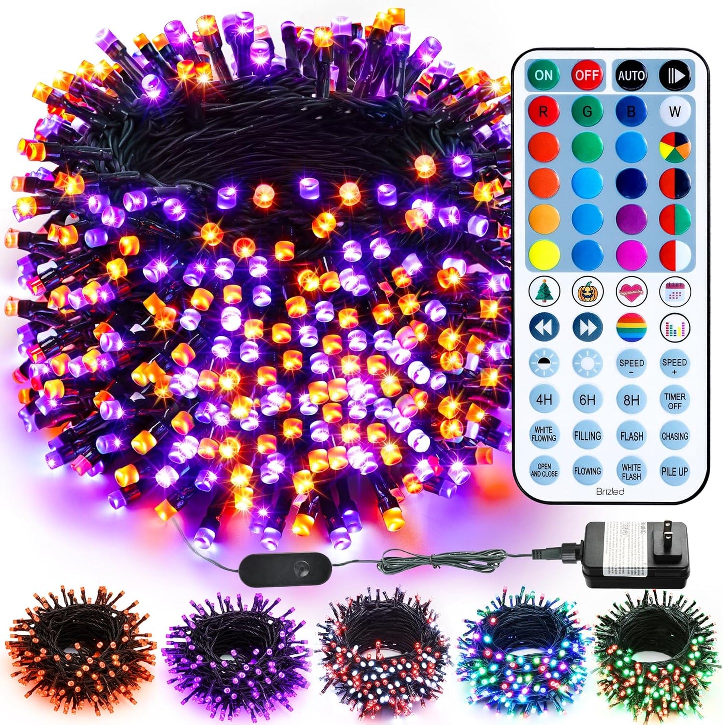 Brizled Color Changing Christmas Lights for Festive Decor