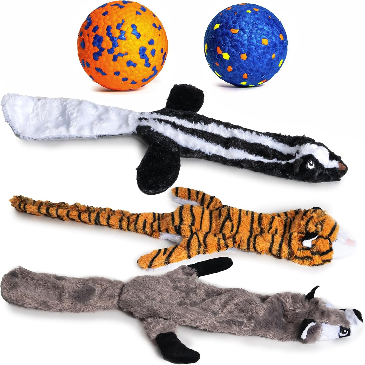 Snug & Squeak Dog Toys Pack