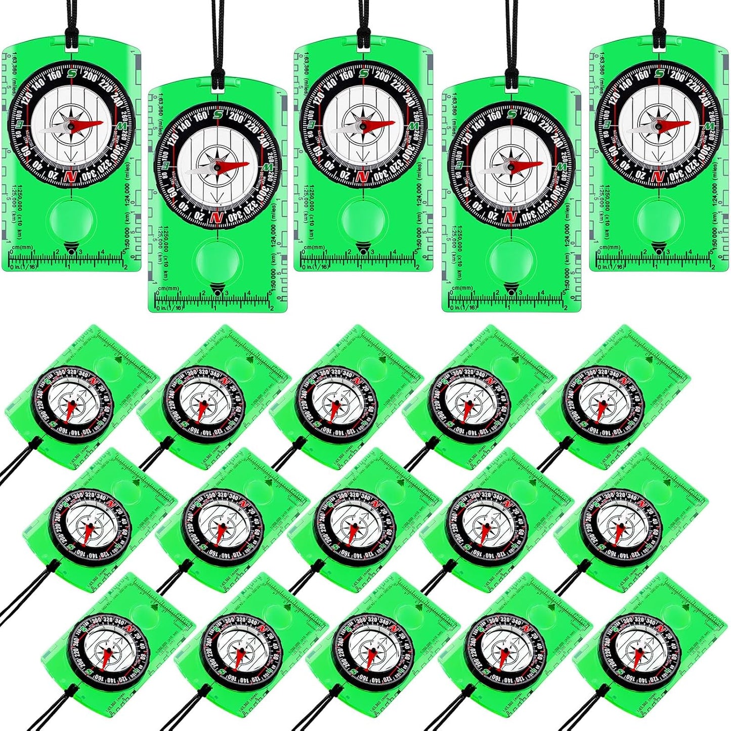 Pro Orienteering Compass Set - Navigate with Ease!