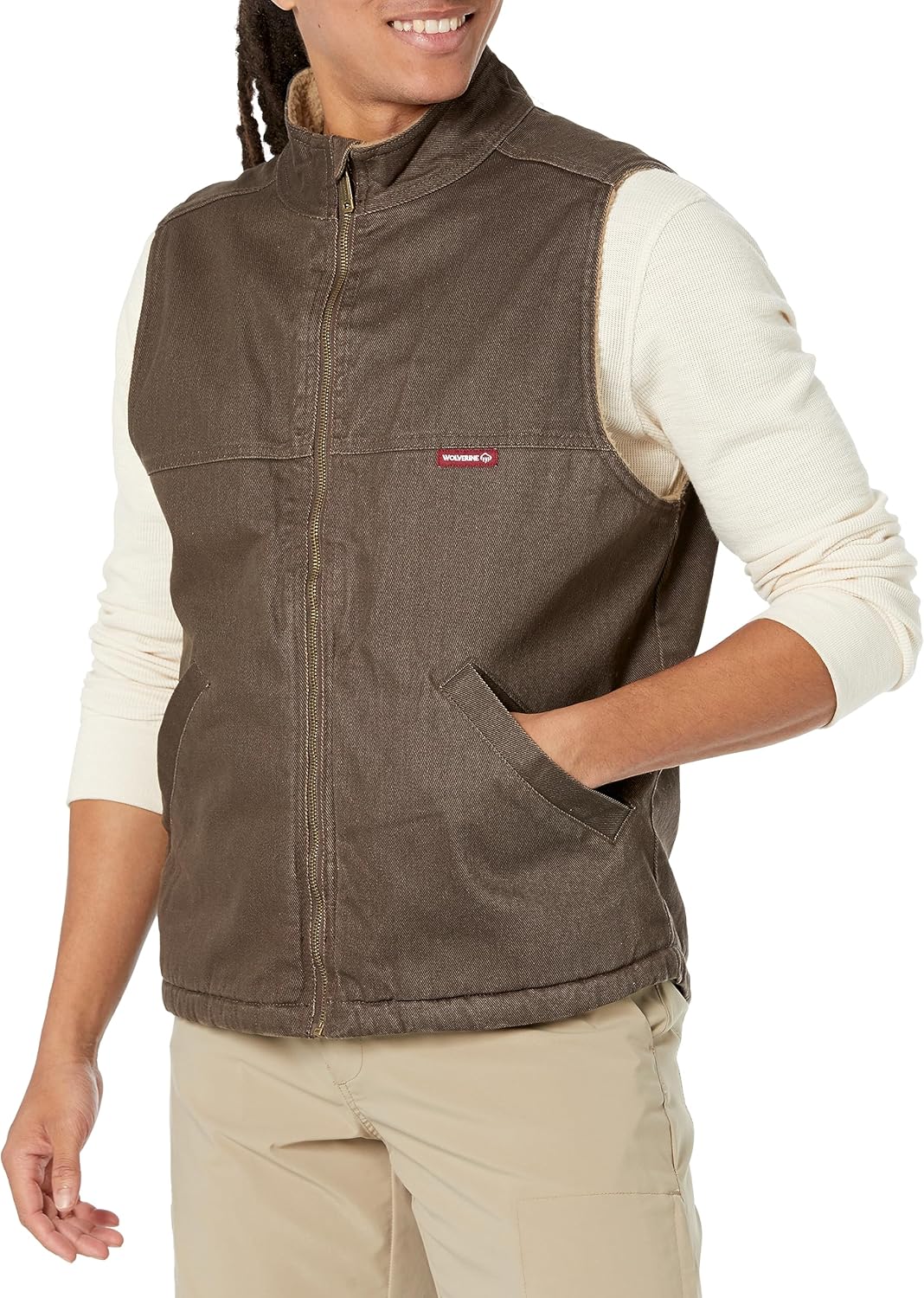 Wolverine Men's Upland Sherpa Lined Vest for Ultimate Comfort