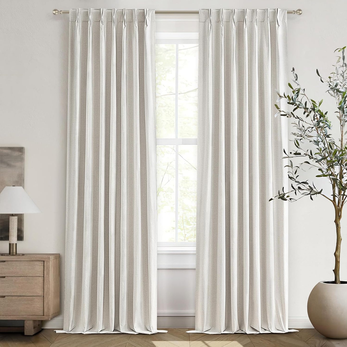 102 Inch Long Blackout Curtains for Bedroom and Living Room