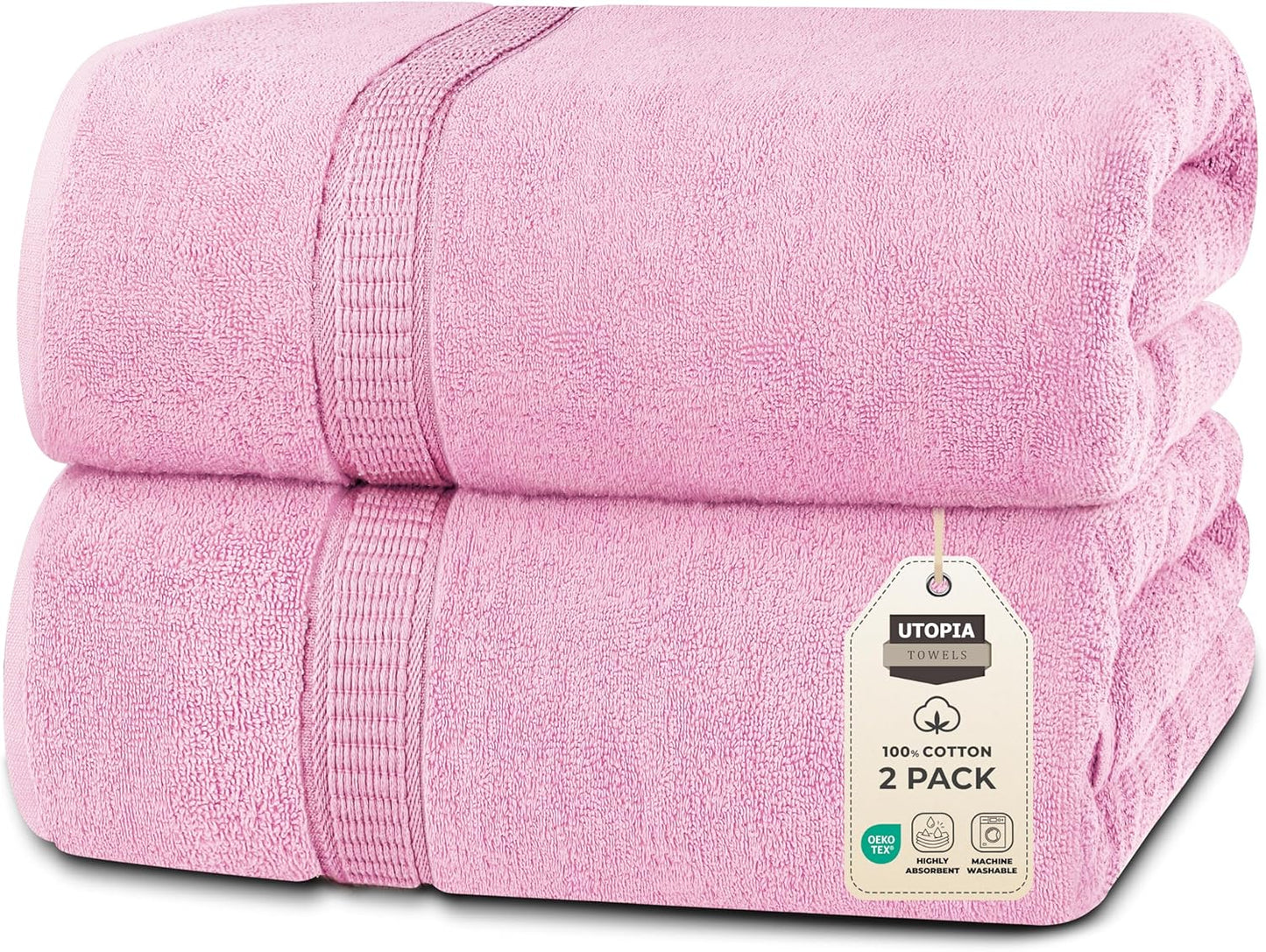 Utopia Towels Jumbo Bath Sheet Set - Luxurious and Soft