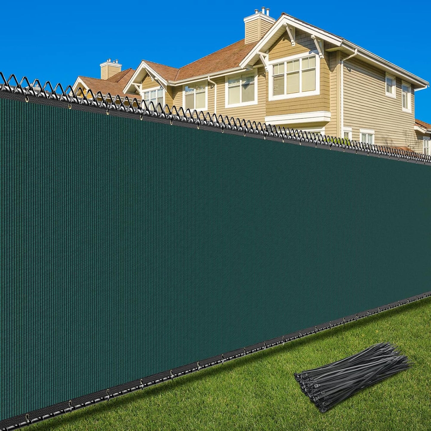 5X50FT Privacy Screen Fence for Garden and Yard Protection