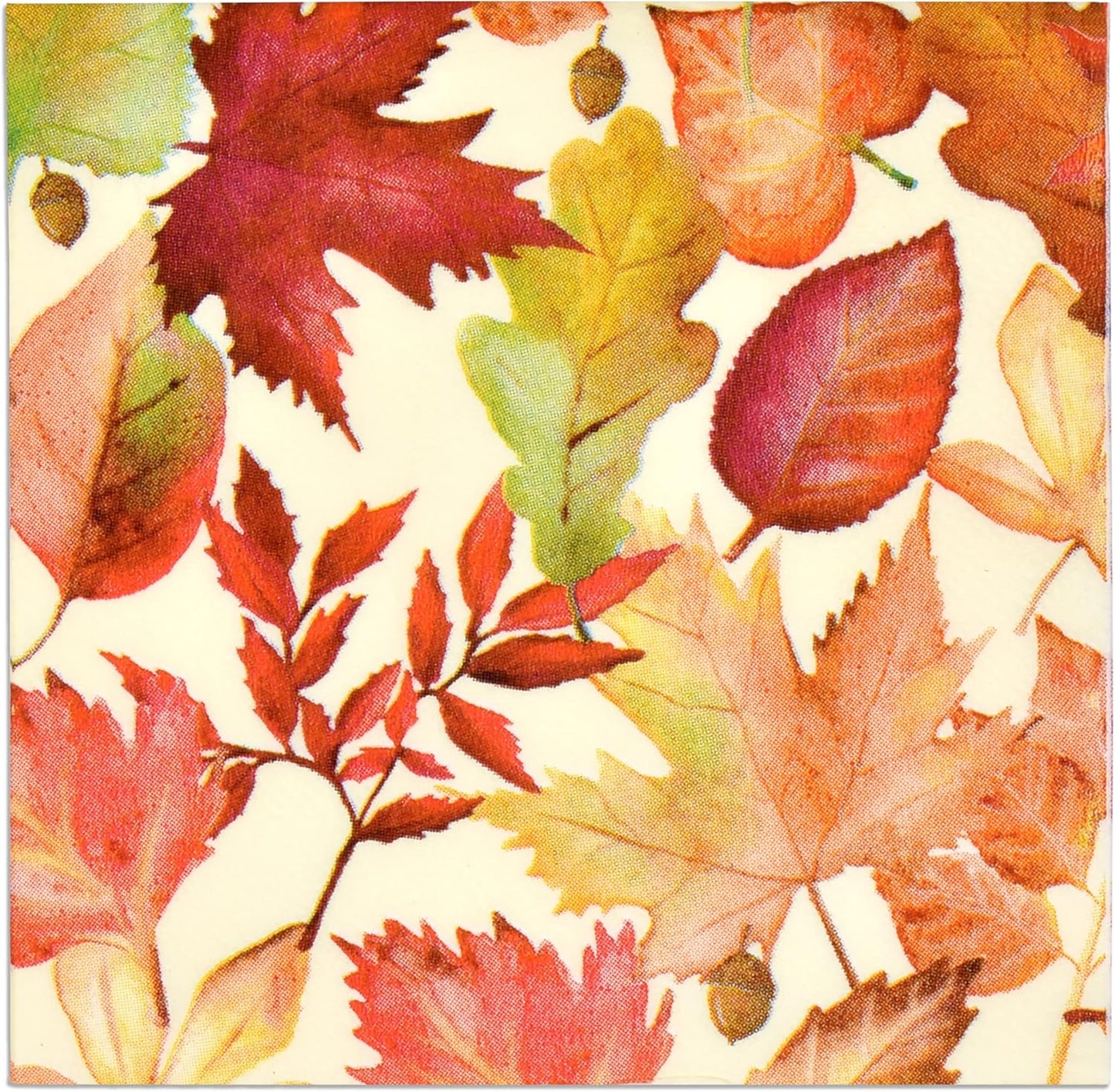 Autumn Harvest Cocktail Napkins - Festive Tableware