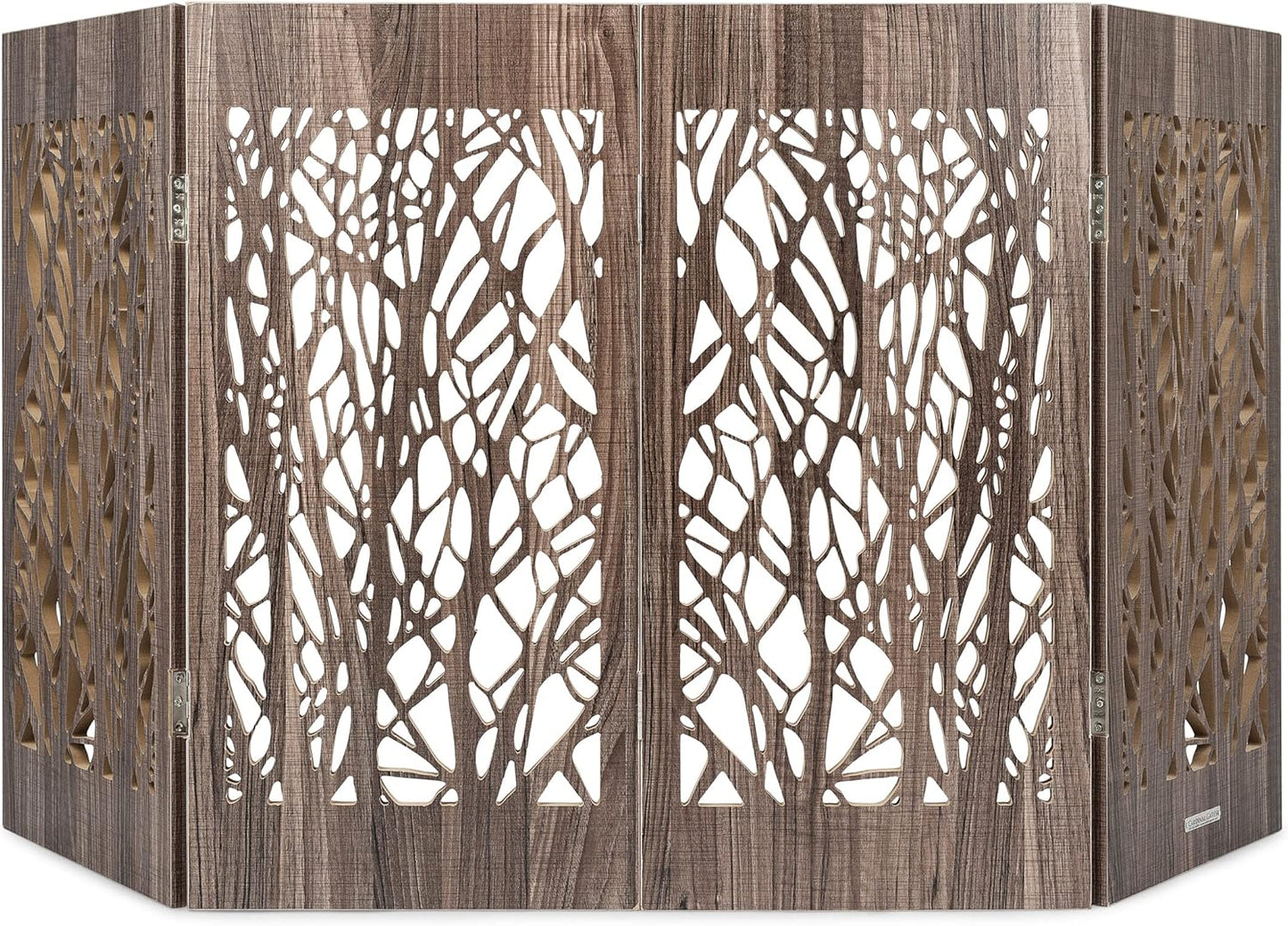 Cardinal Gates Decorative Wooden Freestanding Pet Gate for Pets