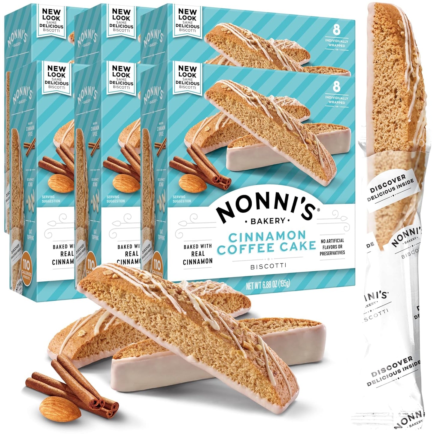 Nonni's Cinnamon Coffee Cake Biscotti - Delicious Italian Treats