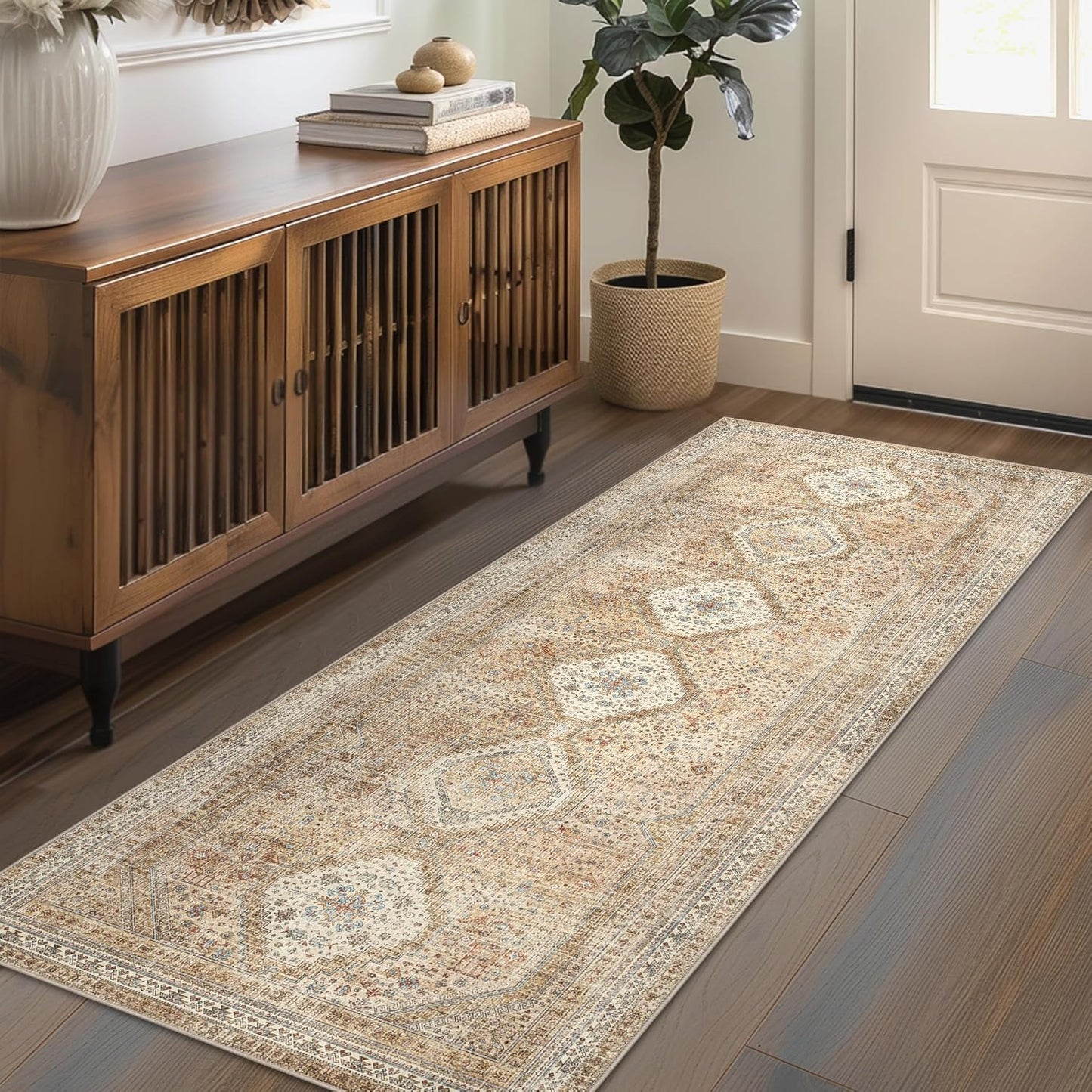 GENIMO 2x7 Non Slip Hallway Runner Rug for Stylish Home Decor