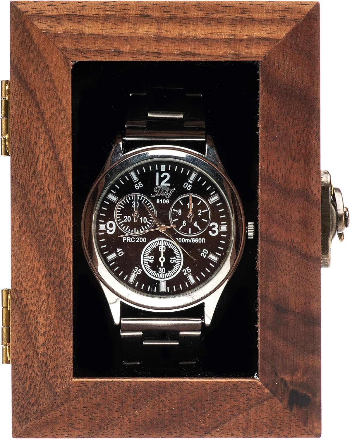 COSISO Walnut Watch Box: Elegant Storage Solution