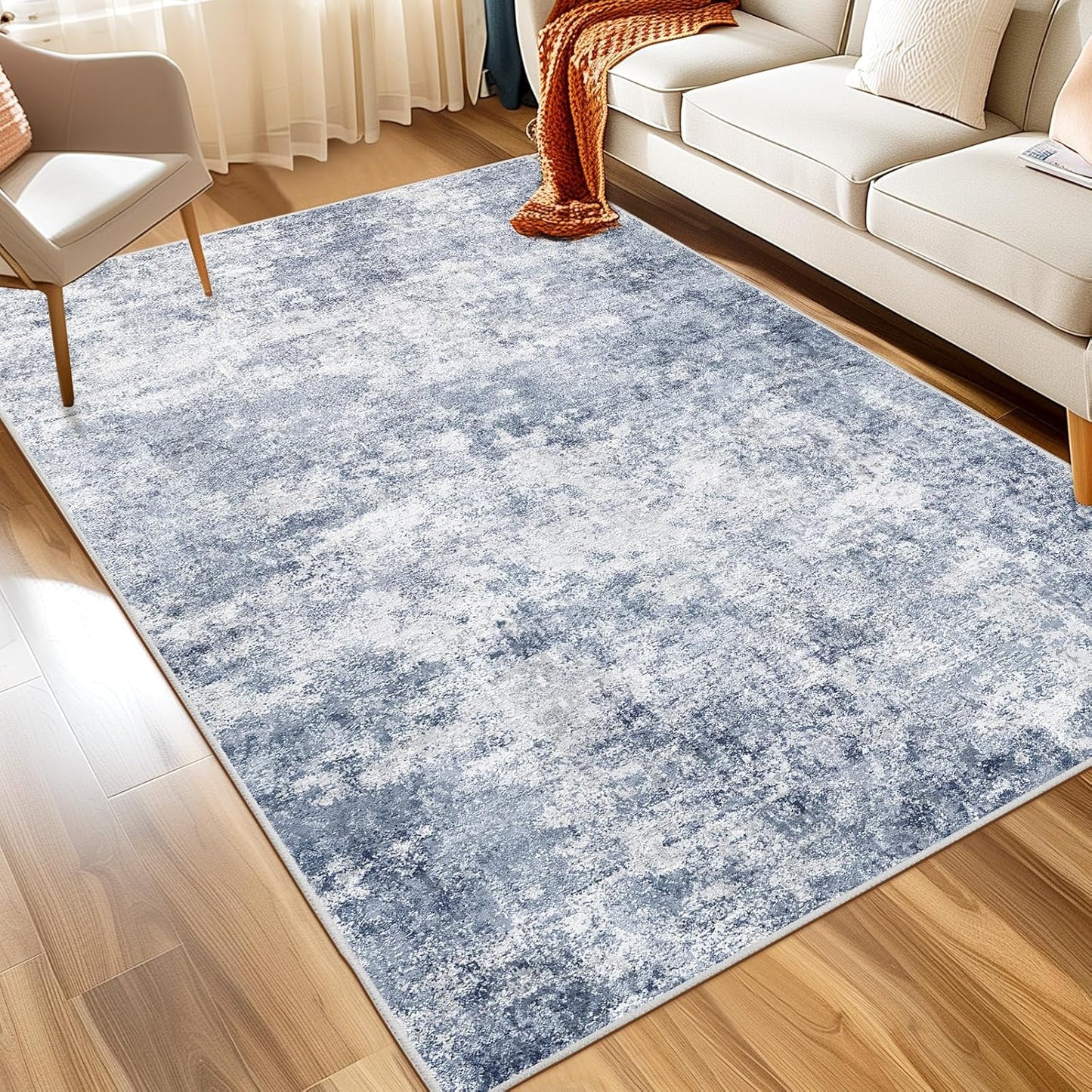 WITSHOCK 6x9 Area Rugs for Living Room - Modern Abstract Design