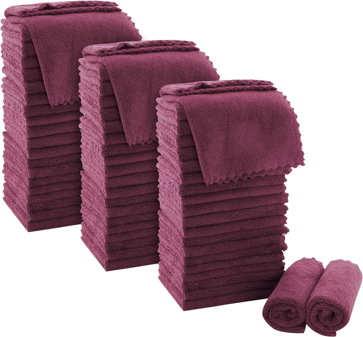 MOONQUEEN Ultra Soft Premium Washcloths Set - 72 Pack