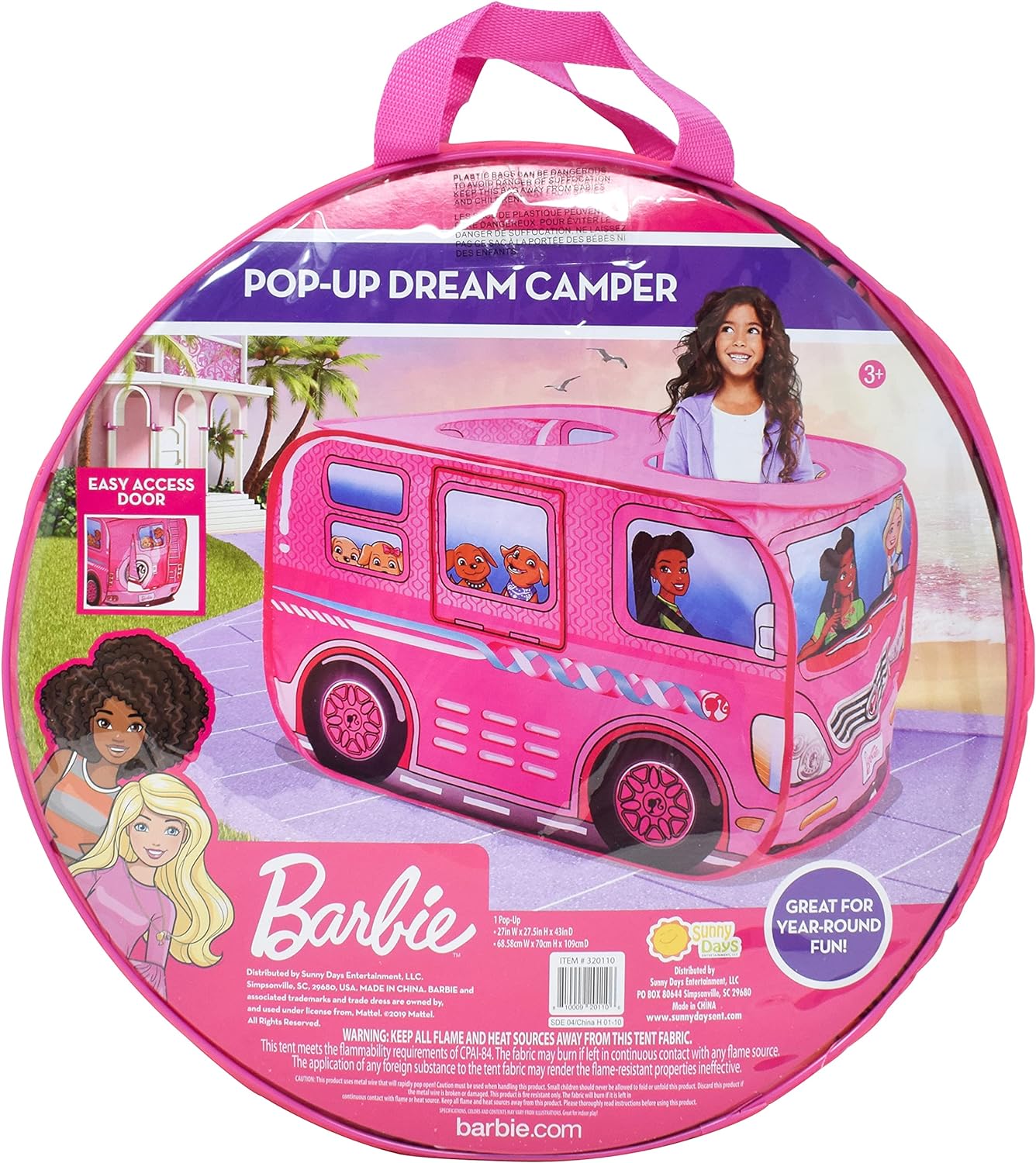 Barbie Princess Castle Tent | Folds for Easy Storage | Exclusive