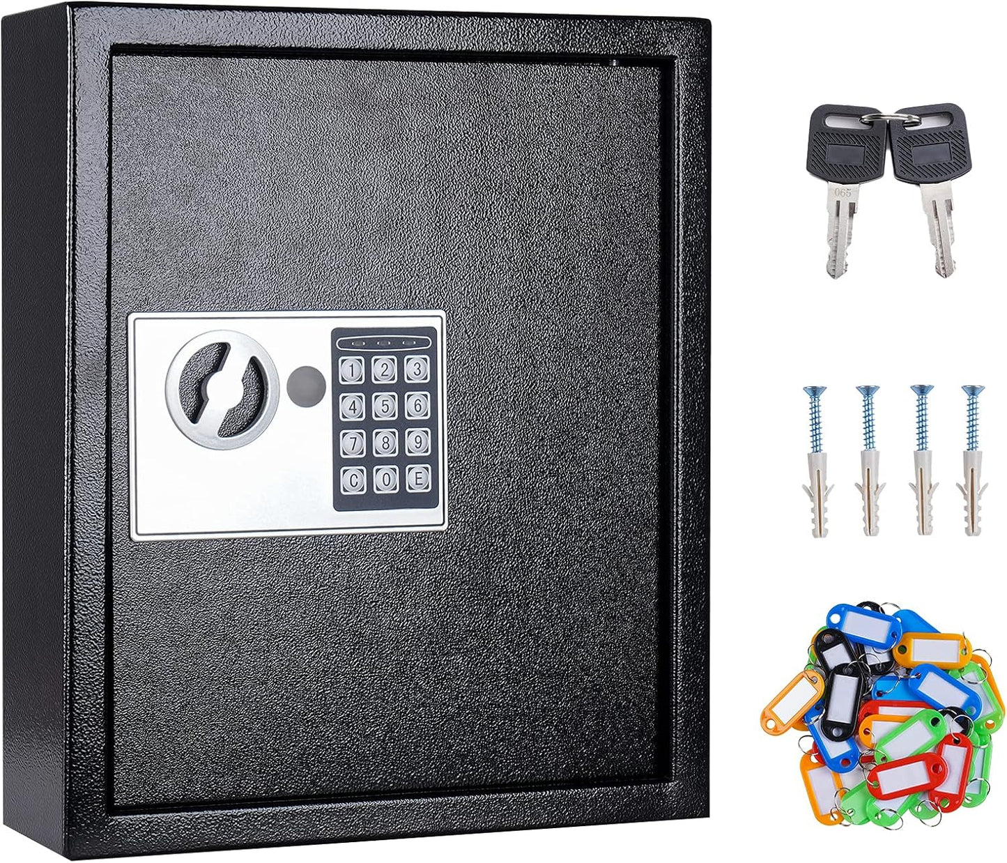 UMEKEN Key Box Wall Mount 40 Position Digital Key Organizer