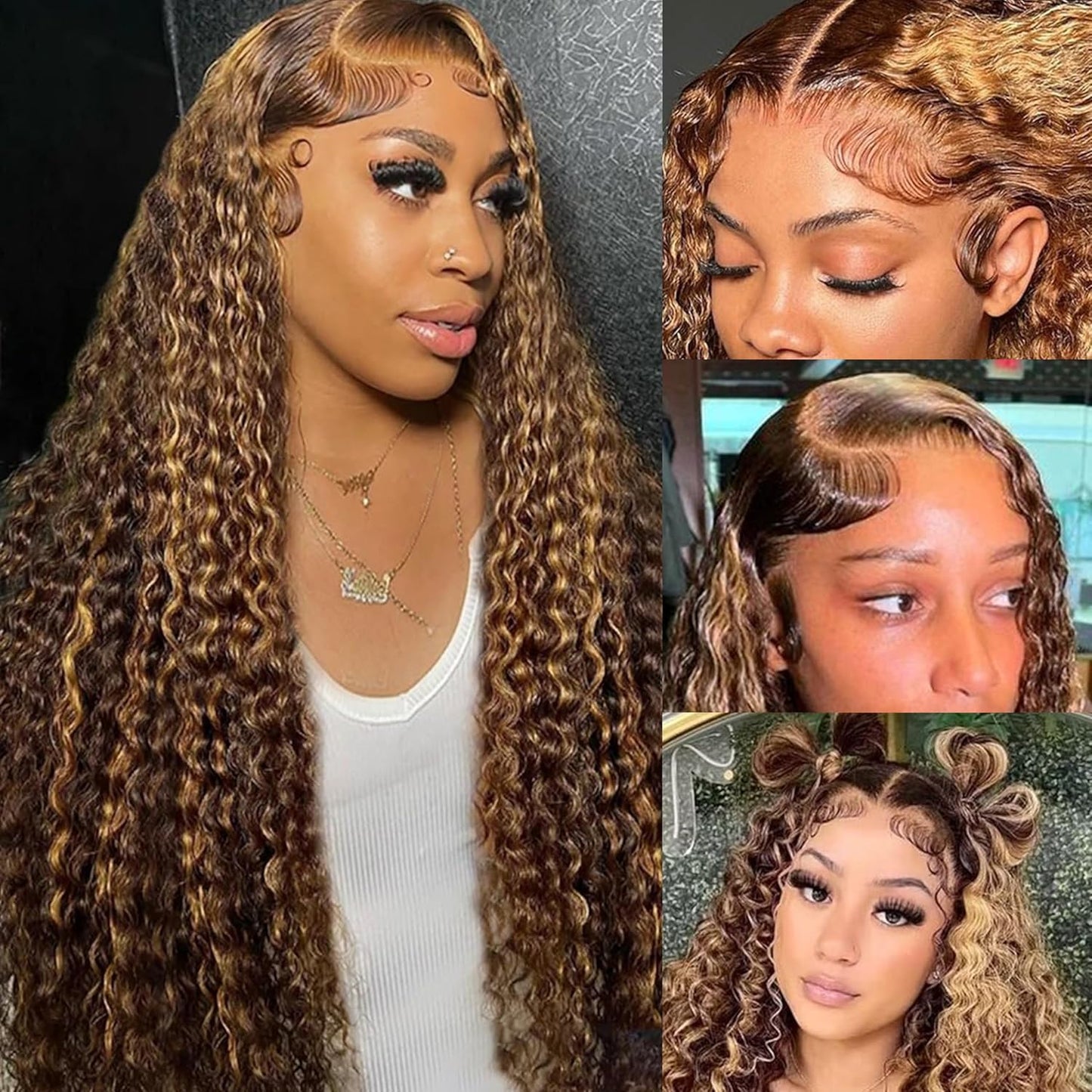 13x6 Highlight Lace Front Wig Human Hair for Stunning Styles
