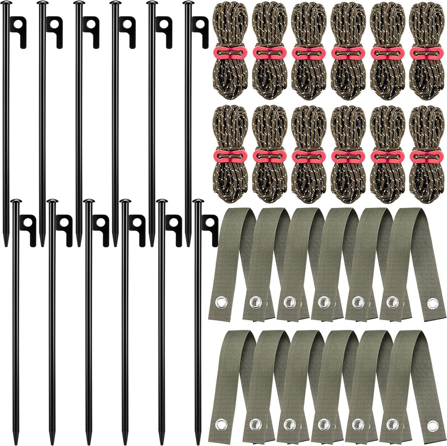Sintuff 36 Pcs Heavy Duty Tree Stake Kits for Young Trees