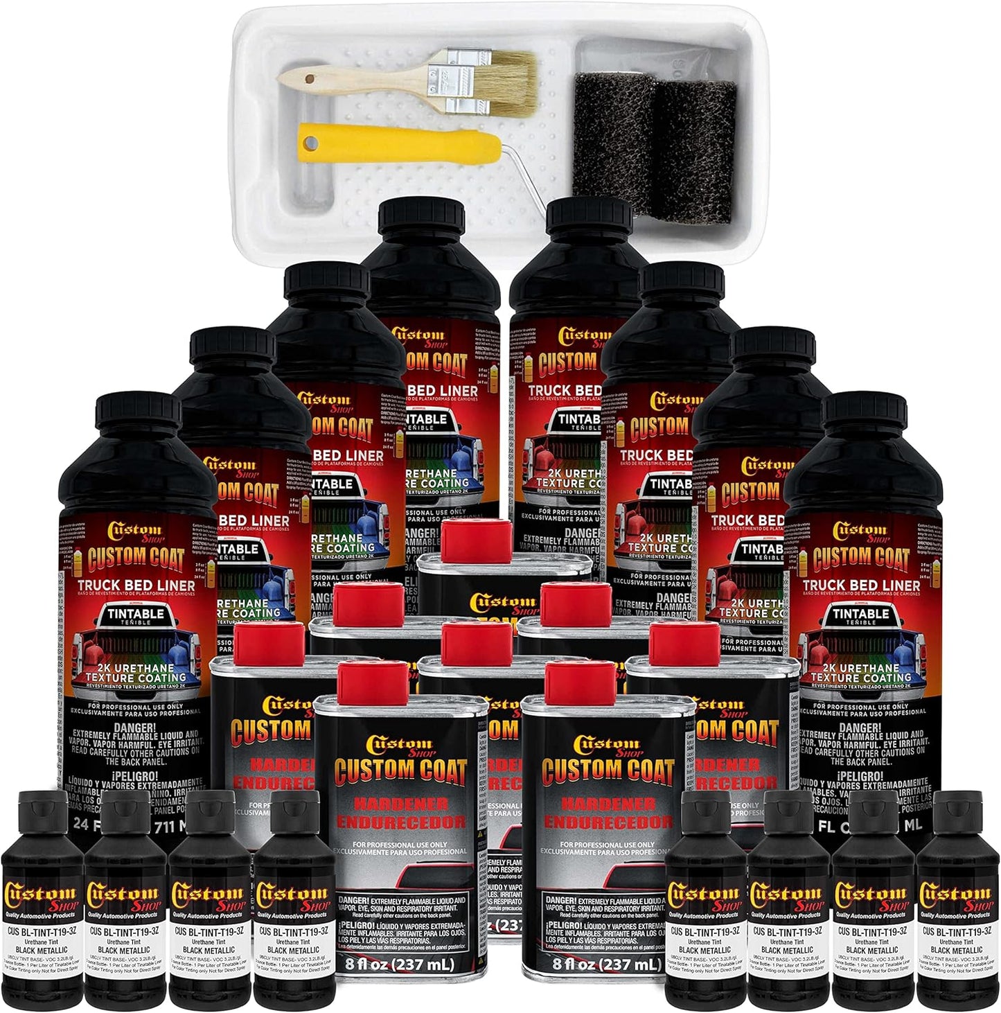 Custom Coat Black Metallic 2 Gallon Truck Bed Liner Kit Review