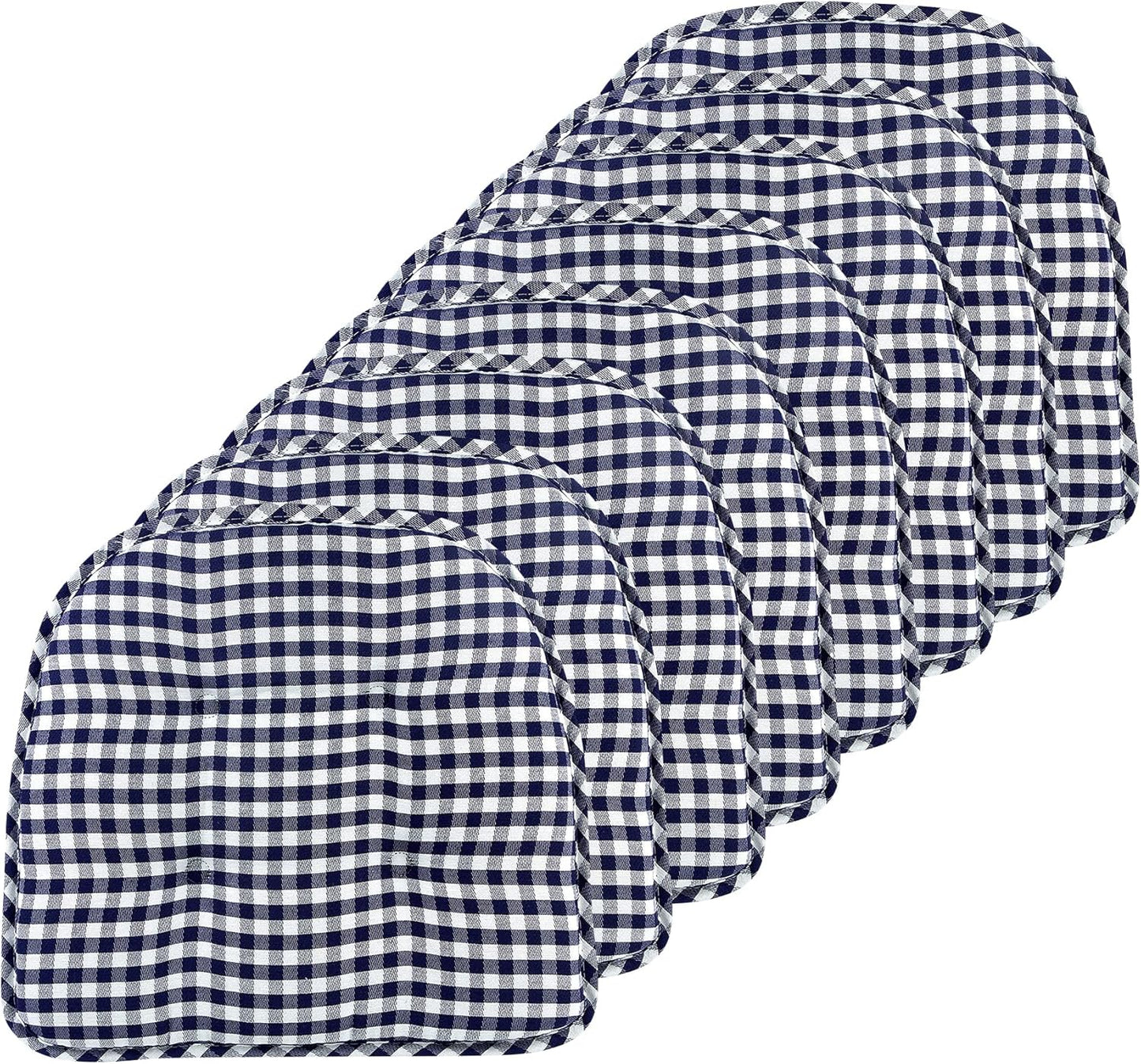 Klear Vu Omega Non-Slip Chair Cushions for Dining Room Comfort
