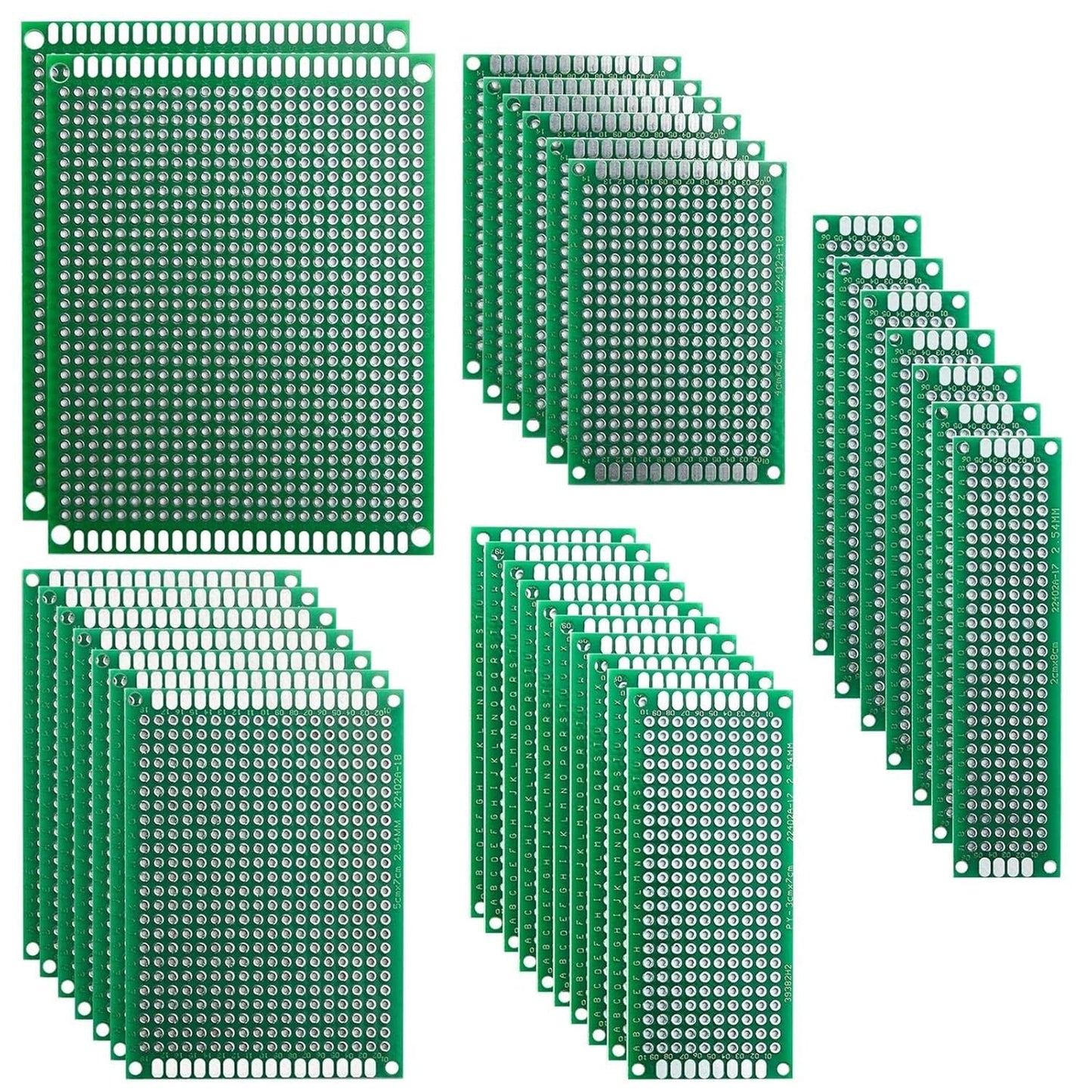 ELEGOO 32 Pcs Double Sided PCB Board Kit - Perfect for Arduino