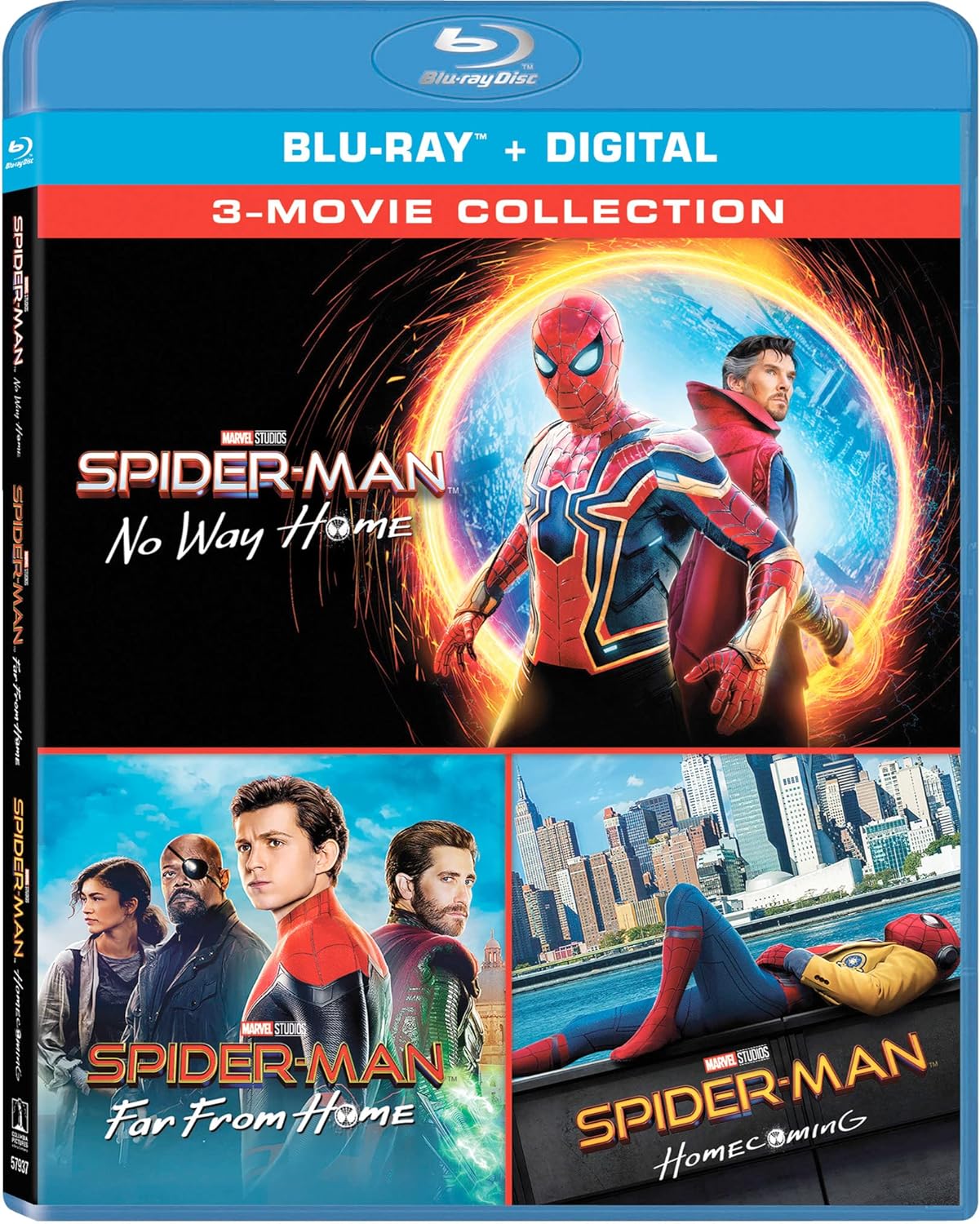 Spider-Man Digital Movie Set: Far from Home, Homecoming, No Way Home