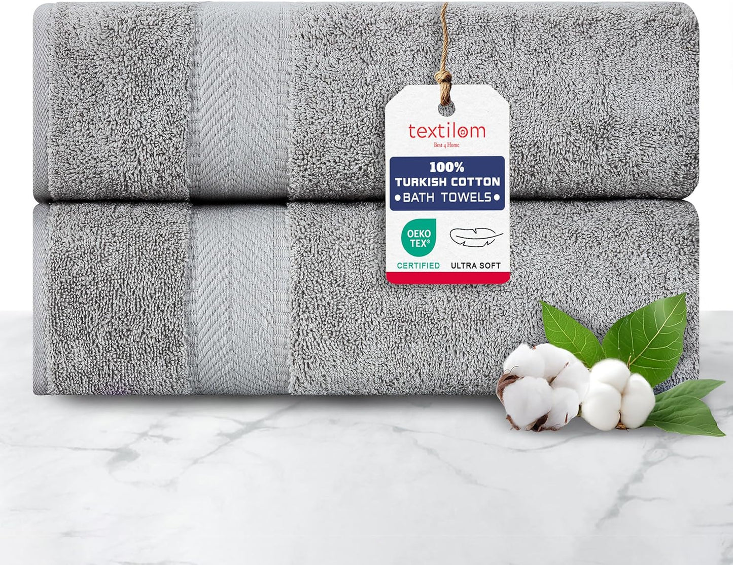 Luxury Turkish Cotton Bath Towel Set for Ultimate Comfort