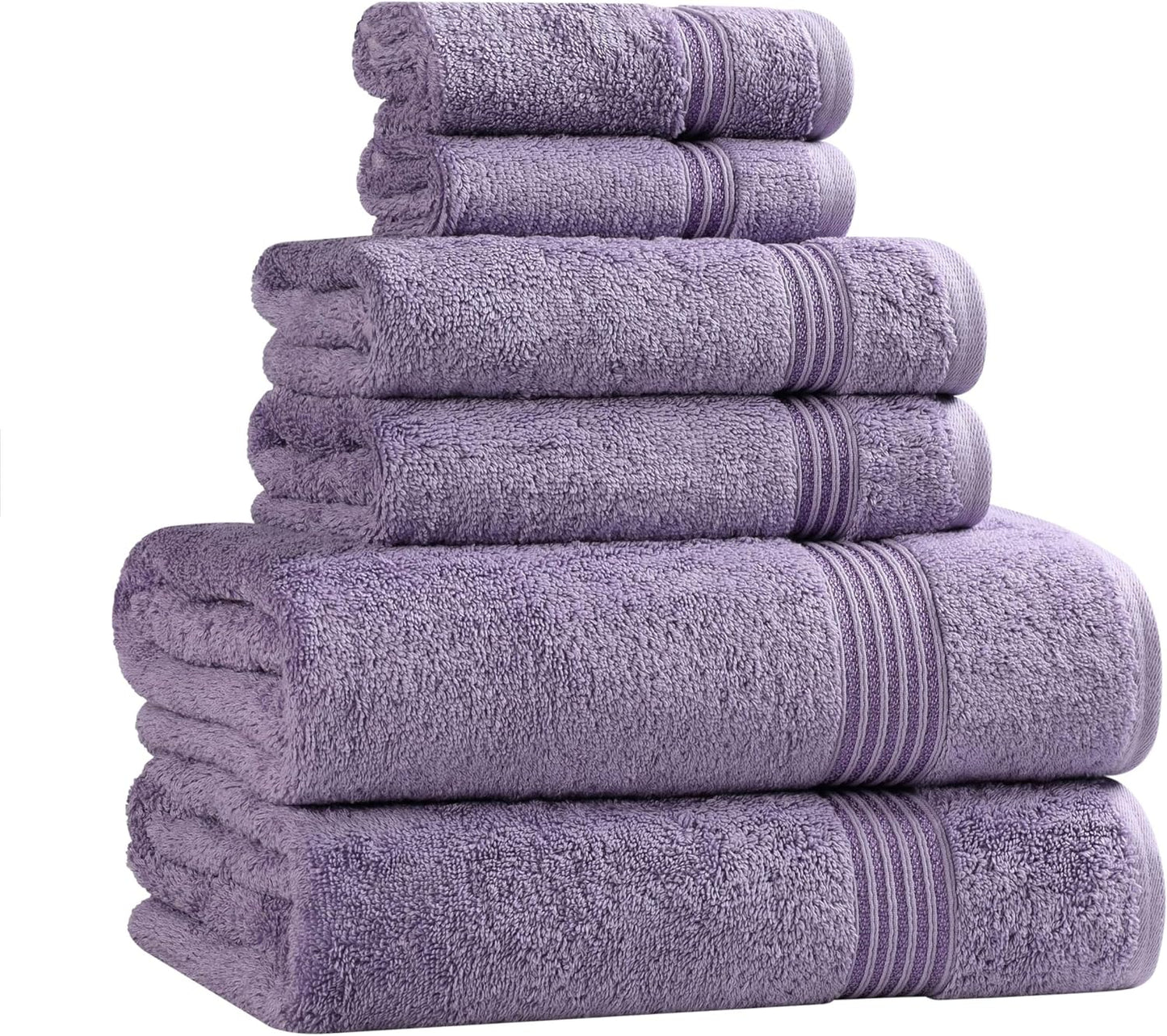 Superior Egyptian Cotton 6-Piece Towel Set for Luxurious Comfort