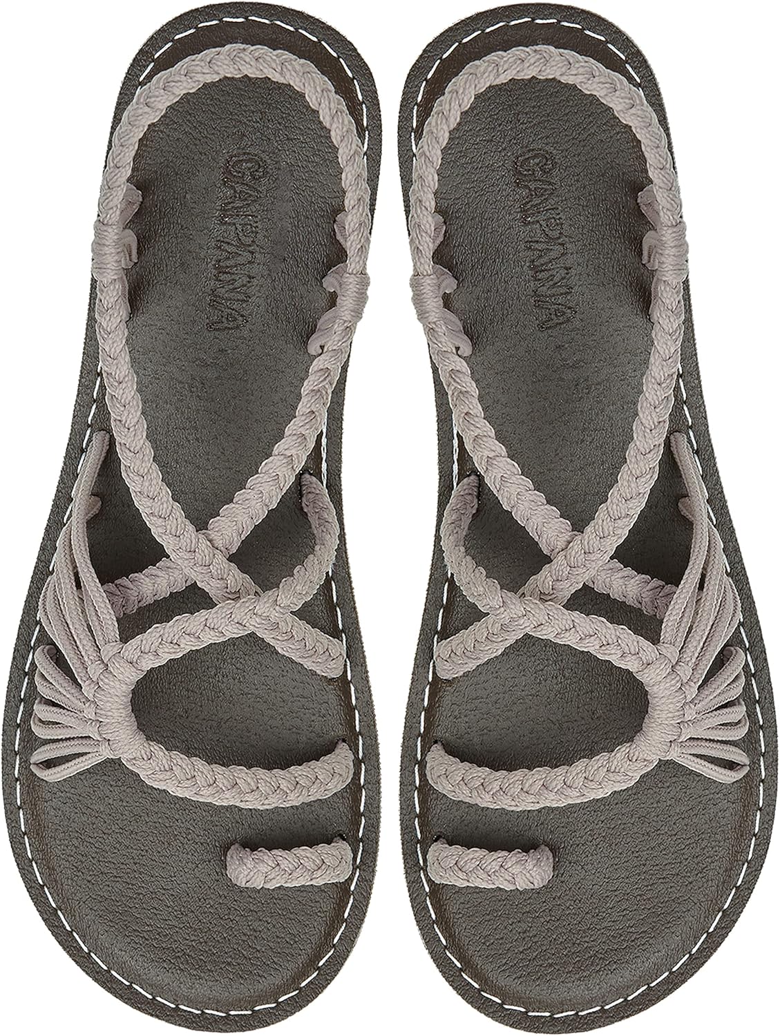 Capana Woven Women's Flat Sandals - Stylish Beach Sandals