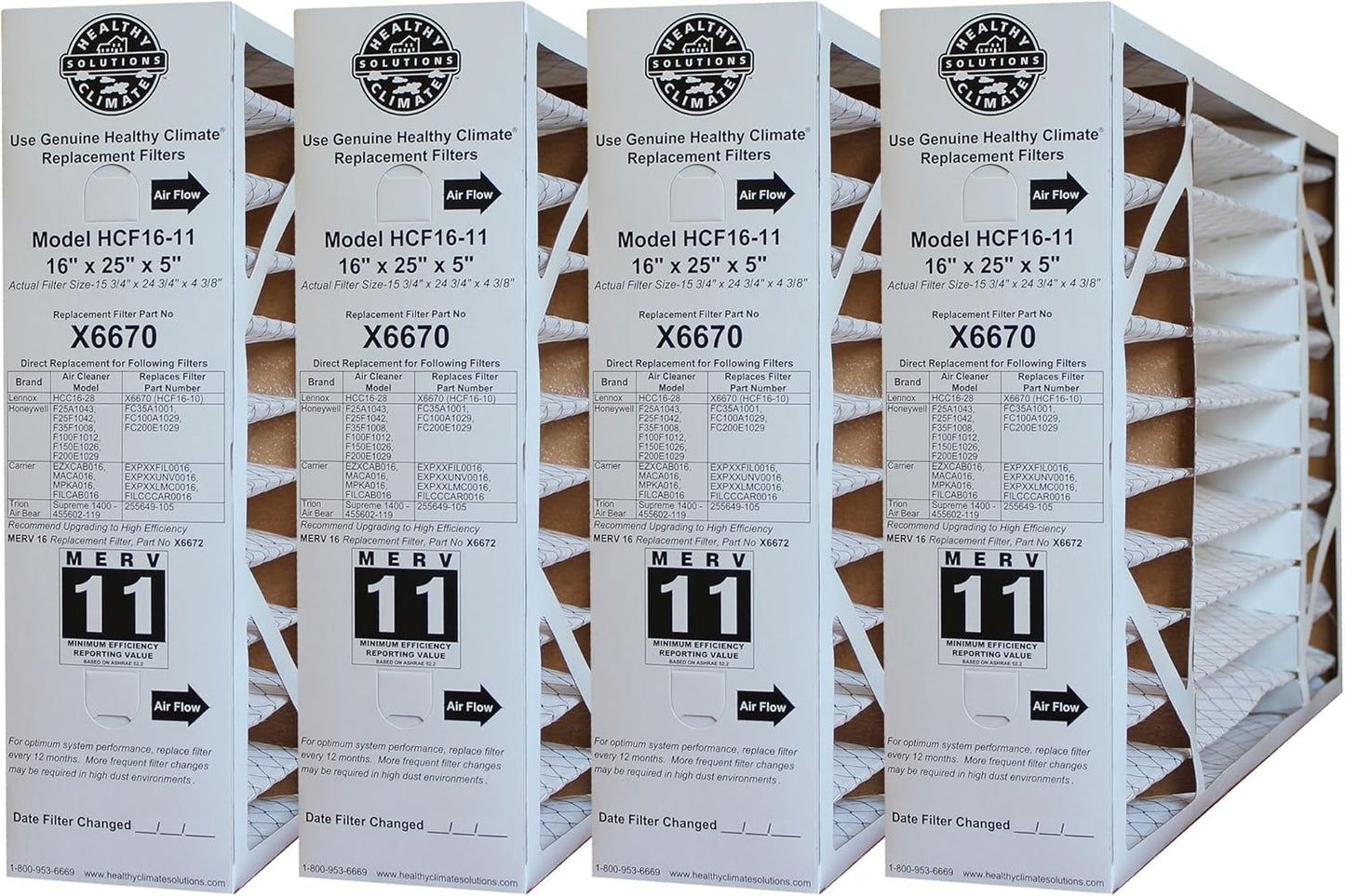 X6670 Lennox OEM Merv 11 Filter Media for Efficient Air Quality