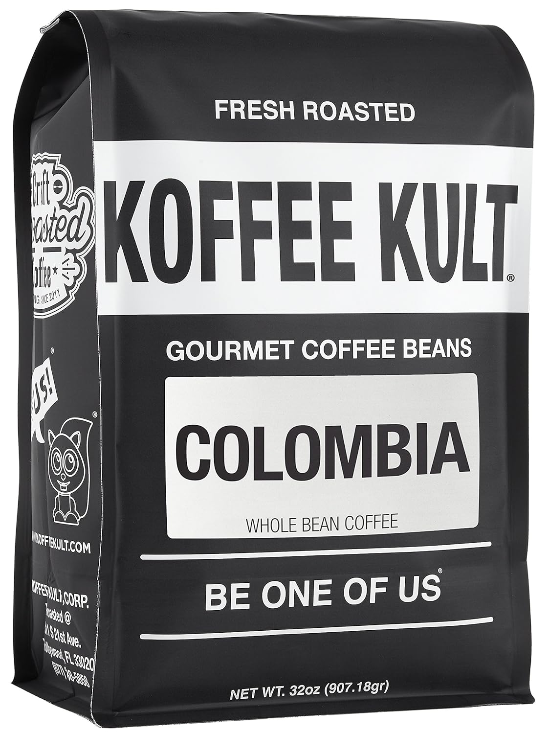 Koffee Kult Colombian Medium Roast Coffee Beans for Espresso Lovers
