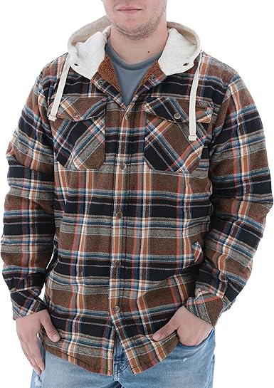 Legendary Whitetails Camp Night Berber Lined Flannel Shirt Jacket