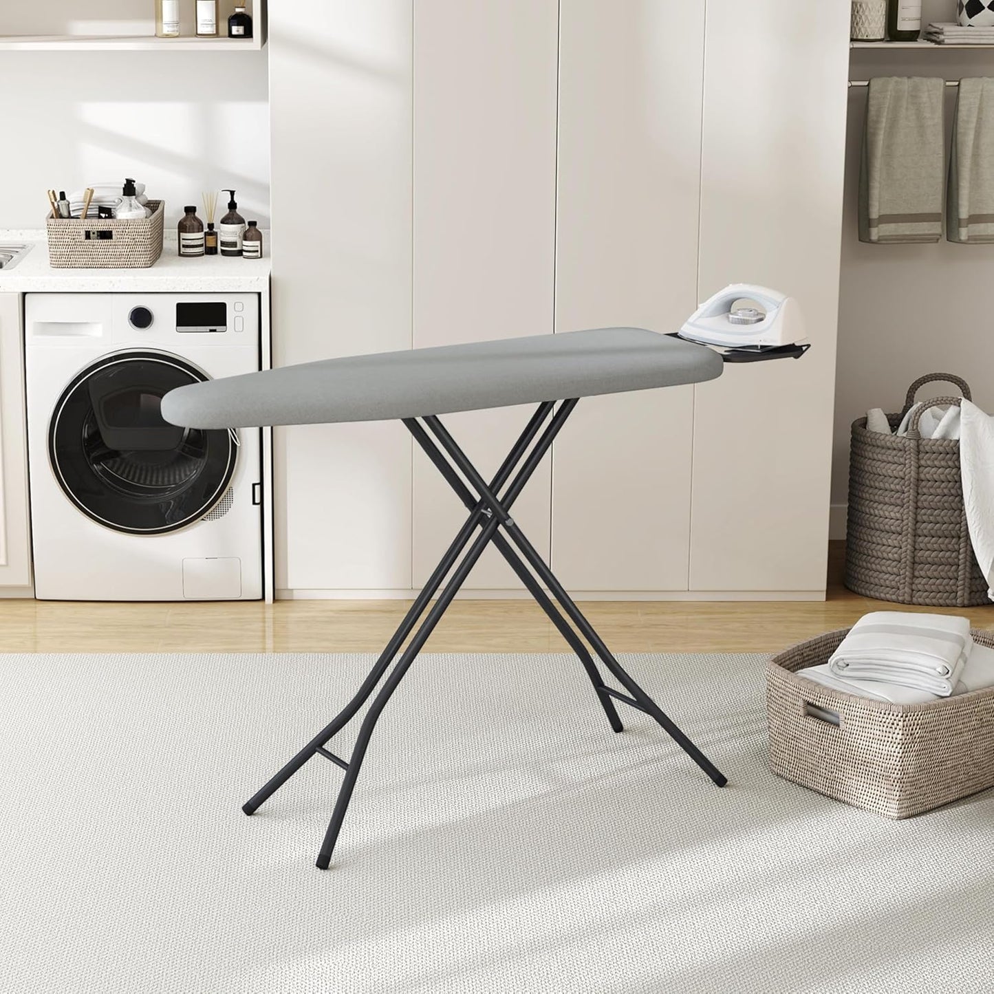 Yaheetech Foldable Ironing Board with Adjustable Heights for Comfort