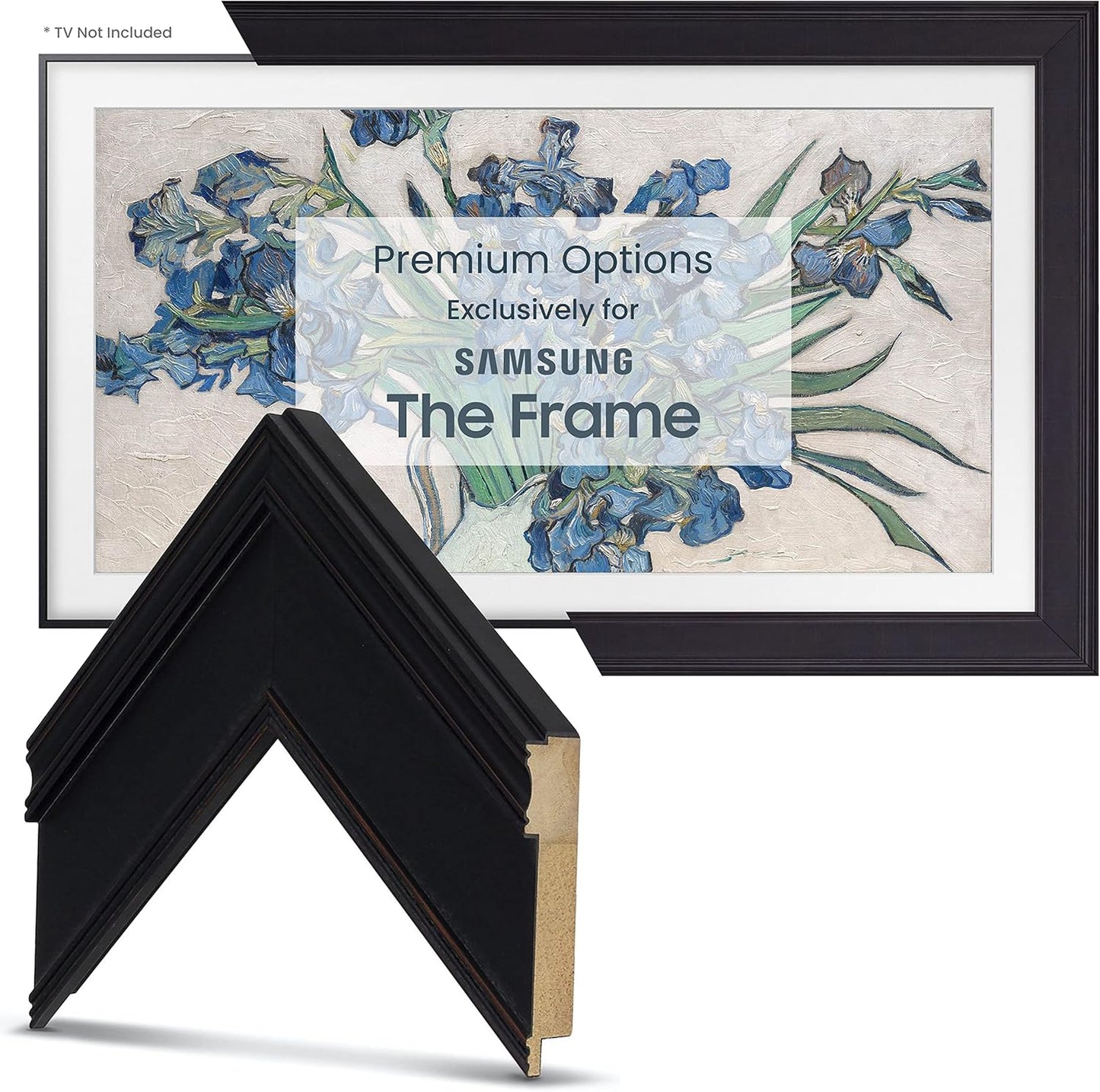 Black Smart Frame for Samsung The Frame (65)