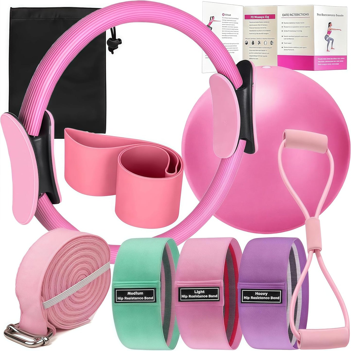 Pilates Set for Home Workouts - Complete Equipment Kit for Women
