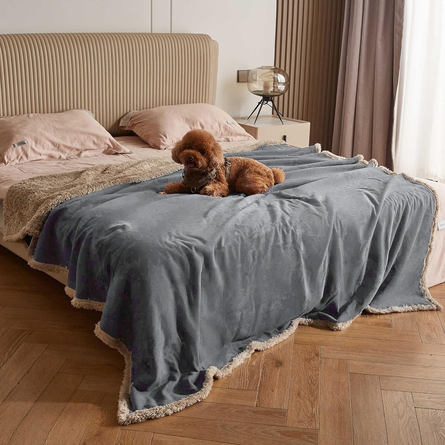 Kritter Planet Waterproof Bed Blanket for Couples - King Size