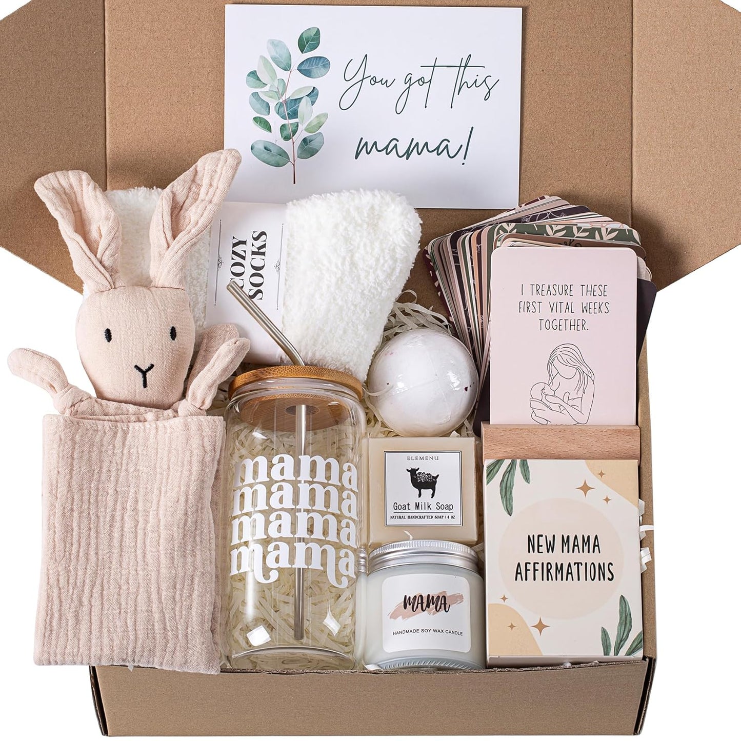 New Mom Care Package After Baby with Essential Gifts for Moms