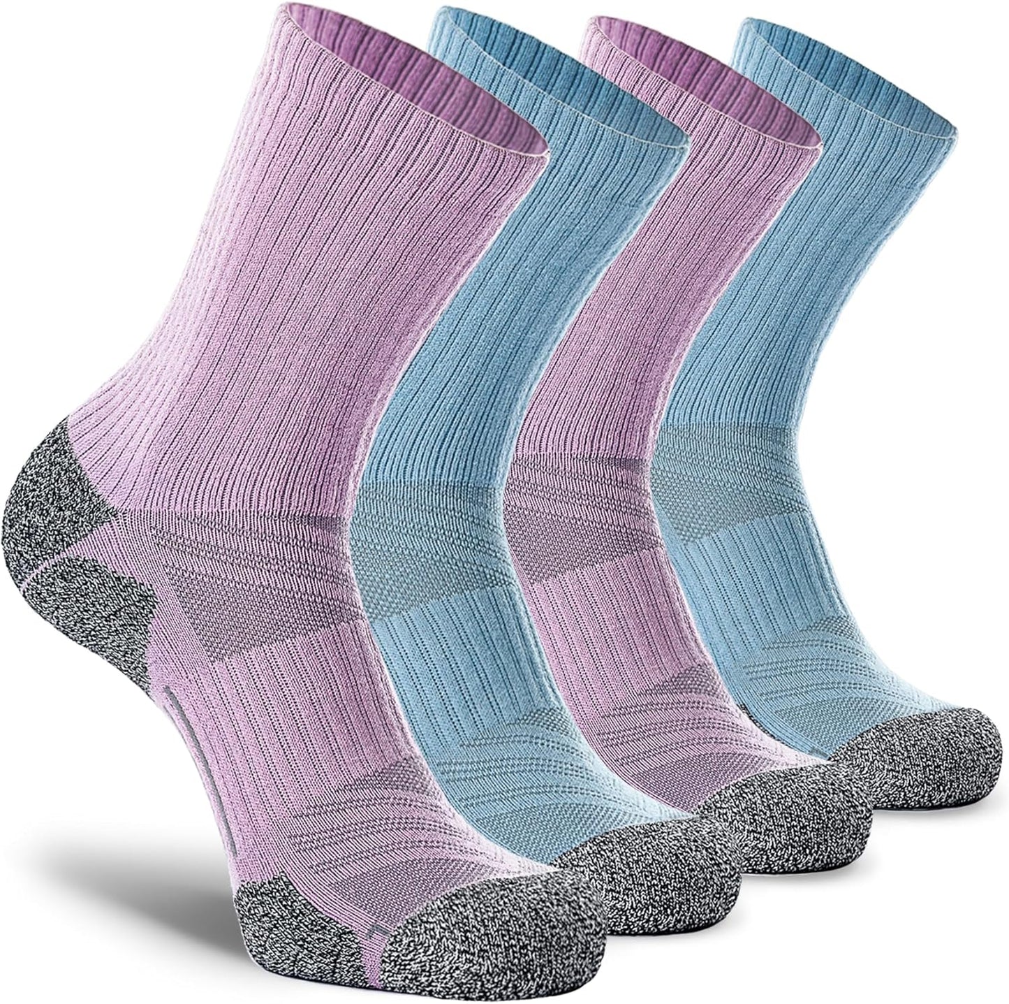 Moisture-Wicking Crew Hiking Socks by CWVLC