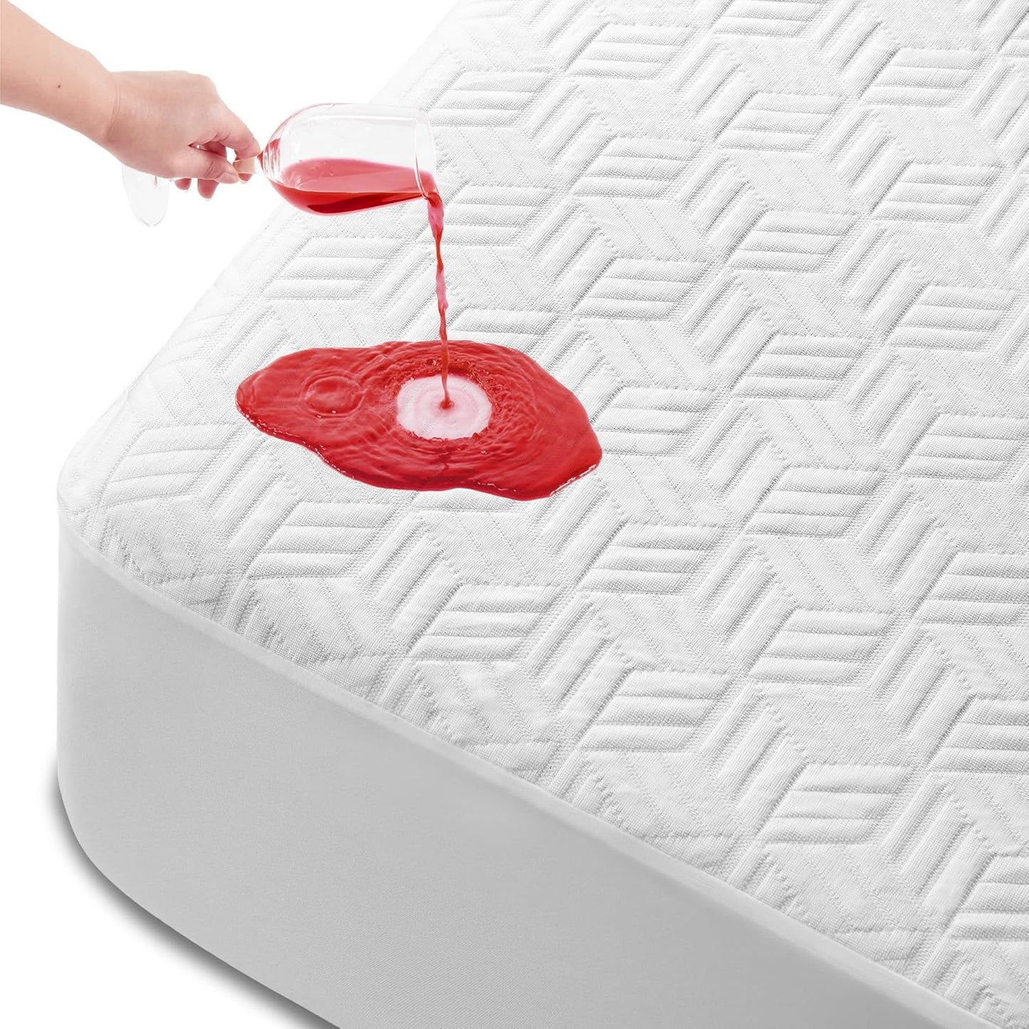 Cozymaker King Size Waterproof Mattress Protector for Comfort