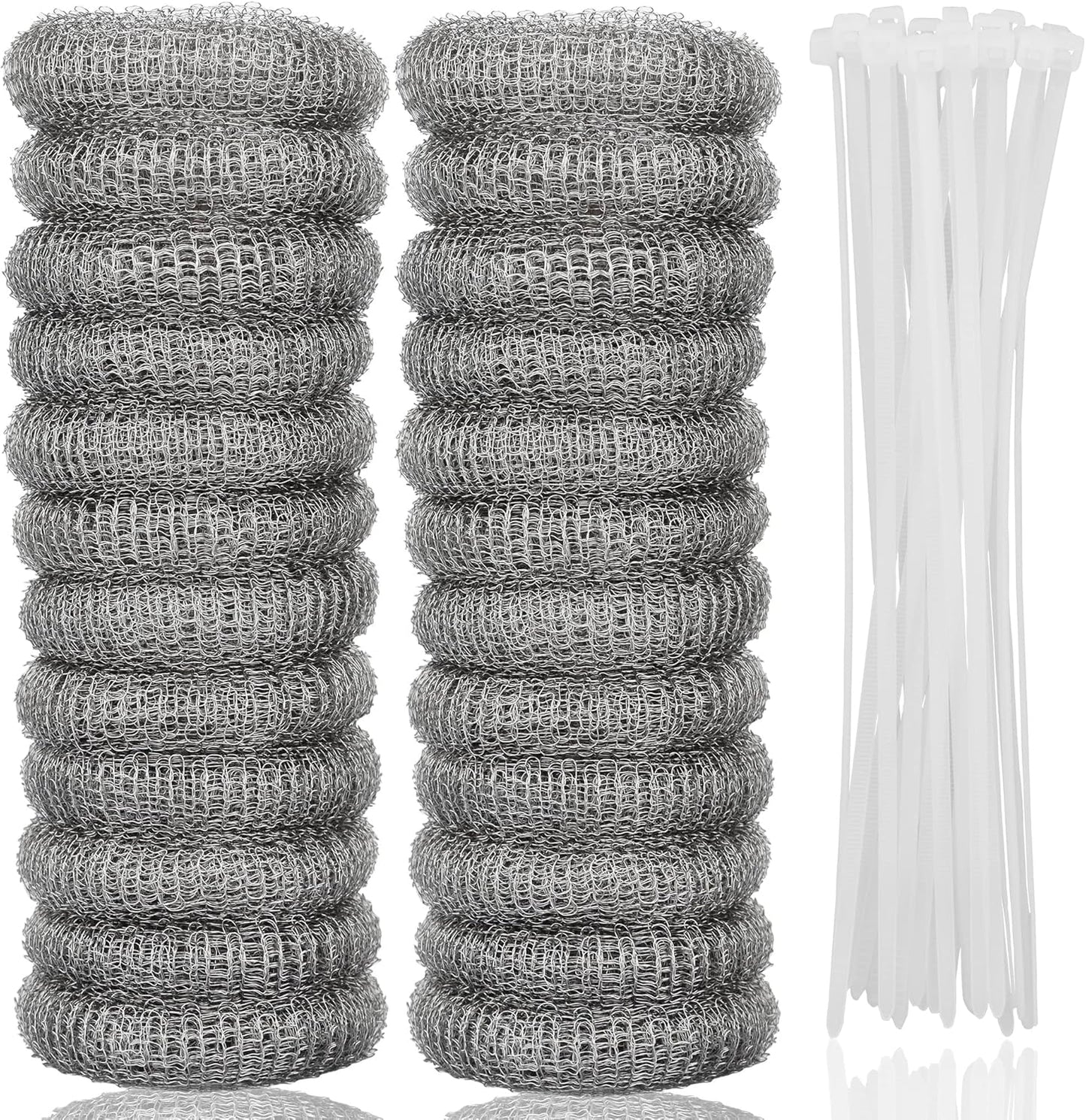 Febwind Stainless Steel Lint Traps - 24 PCS Bundle