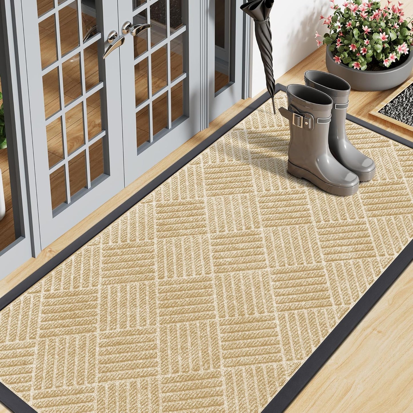 Smiry Heavy Duty Outdoor Indoor Natural Rubber Doormat Review