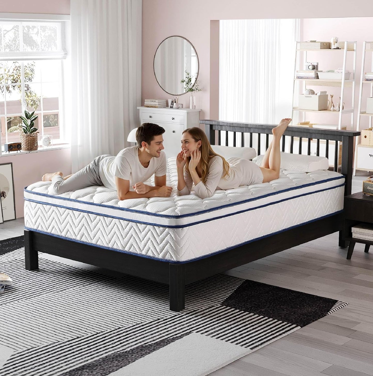 Full Size Mattress 12 Inch Hybrid Mattress for Comfort Sleep