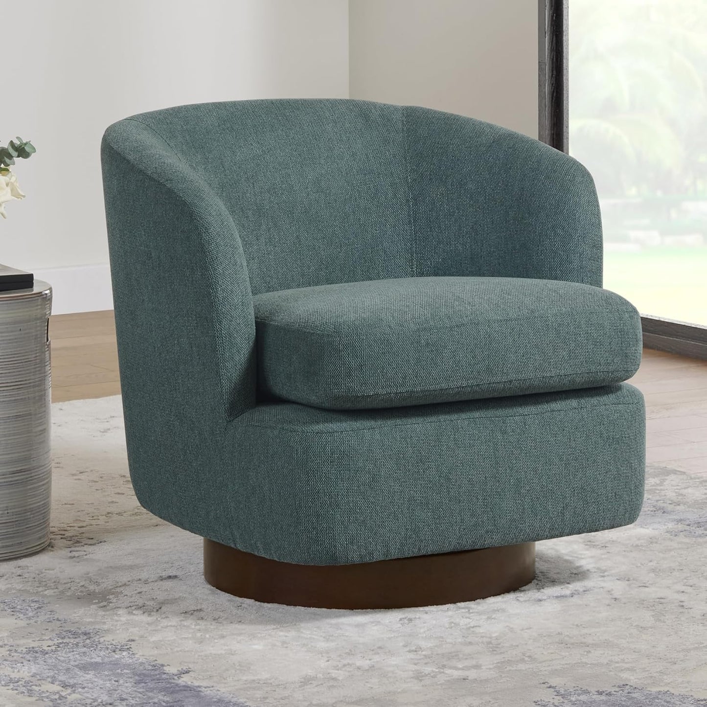 Modern Swivel Accent Chair for Stylish Living - Green
