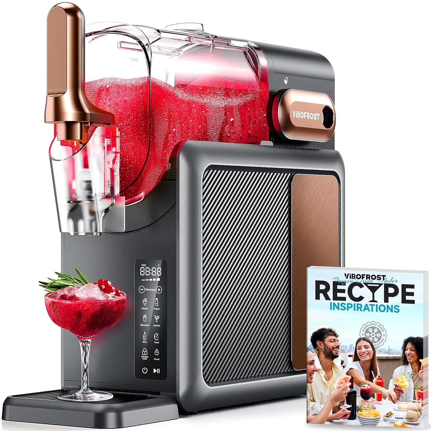 Slushie Machine 9-in-1 for Perfect Frozen Drinks at Home