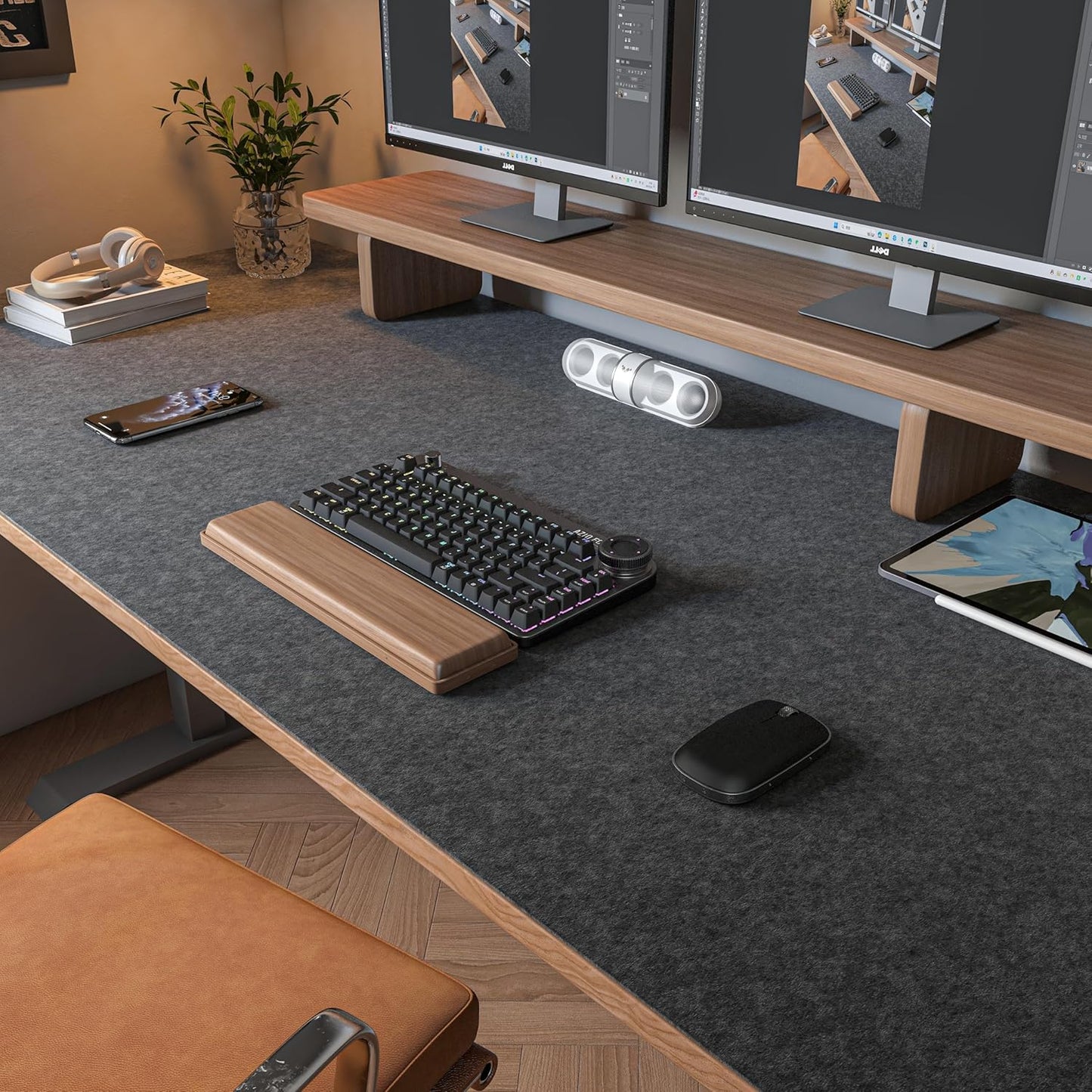 DAWNTREES XL Desk Mat: Ultimate Workspace Protection